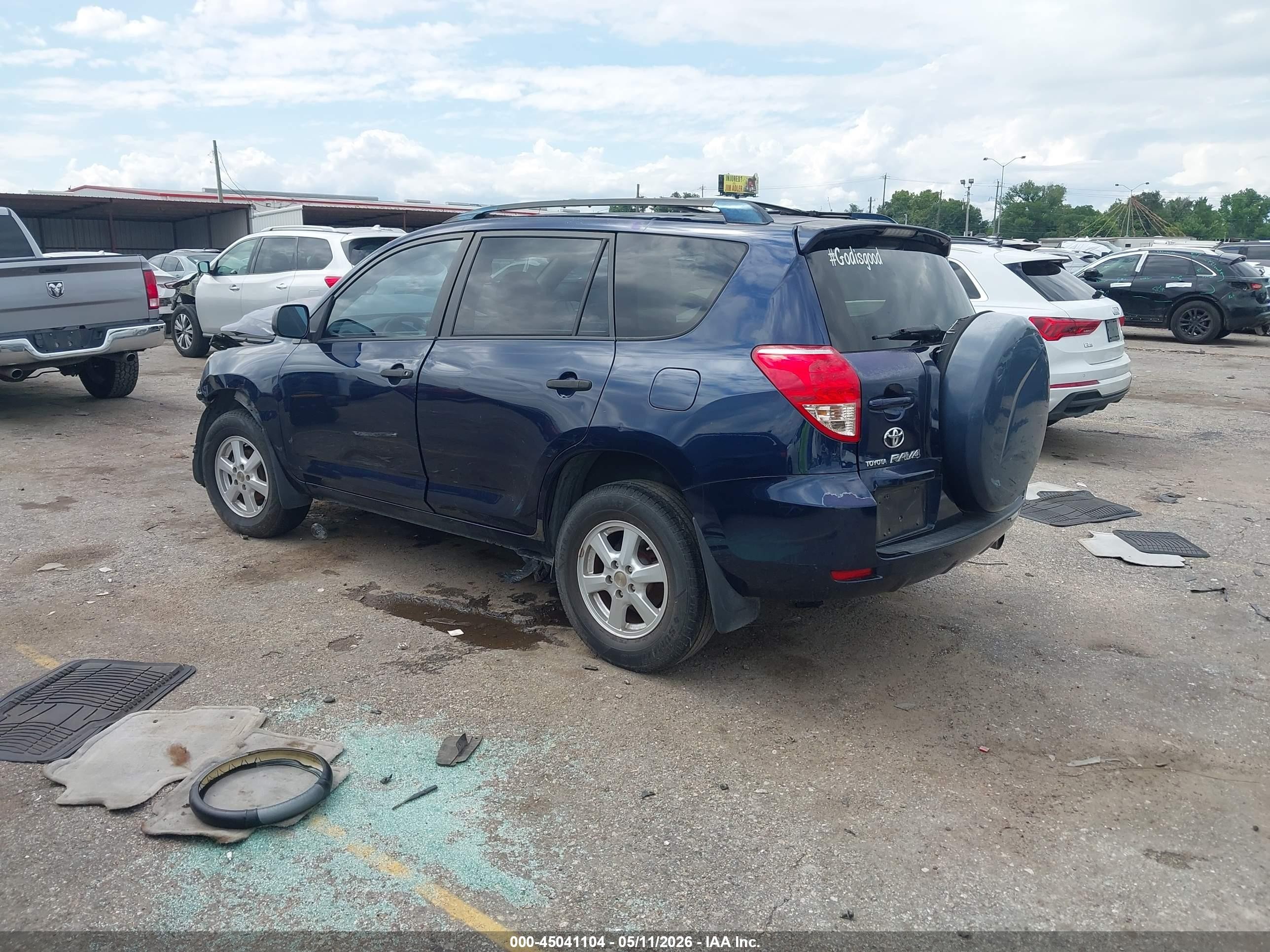 2007 Toyota Rav4   Dark Blue vin: JTMZD33V375073221