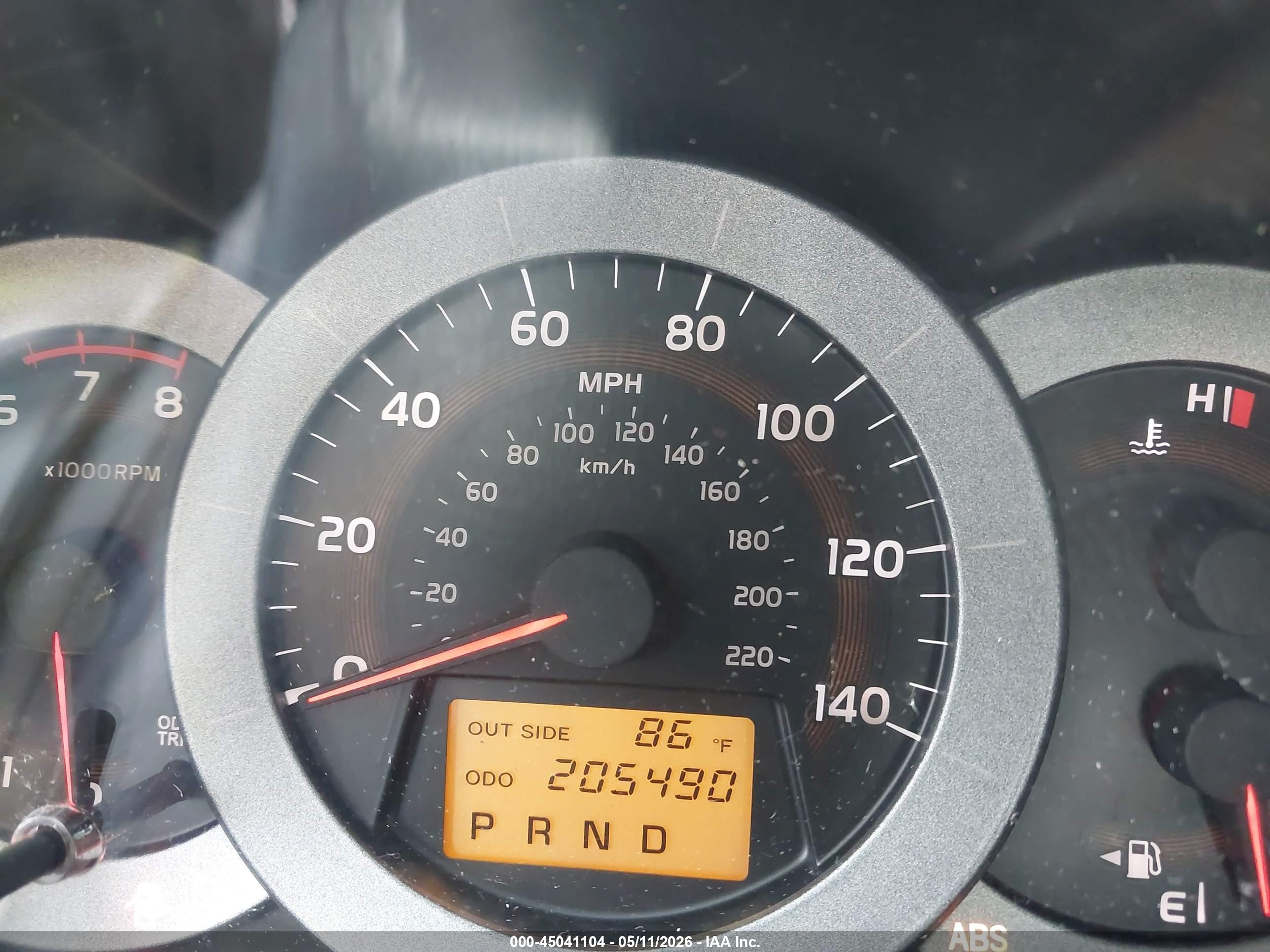 2007 Toyota Rav4   Dark Blue vin: JTMZD33V375073221