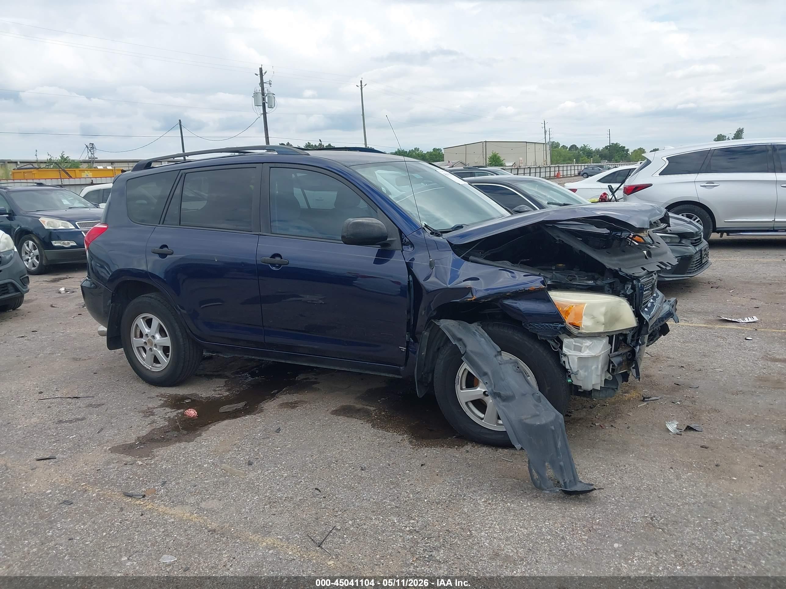 2007 Toyota Rav4   Dark Blue vin: JTMZD33V375073221
