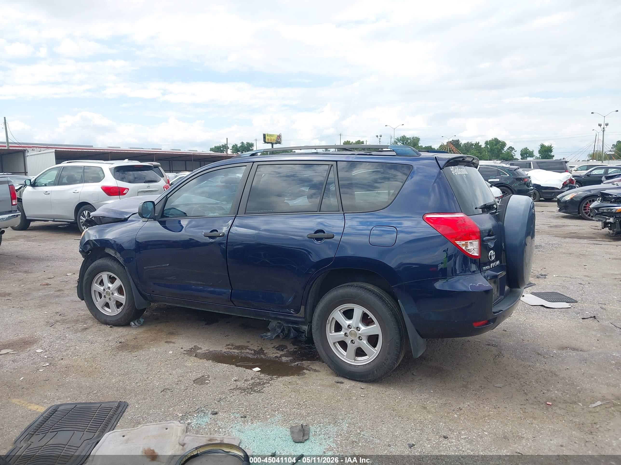 2007 Toyota Rav4   Dark Blue vin: JTMZD33V375073221
