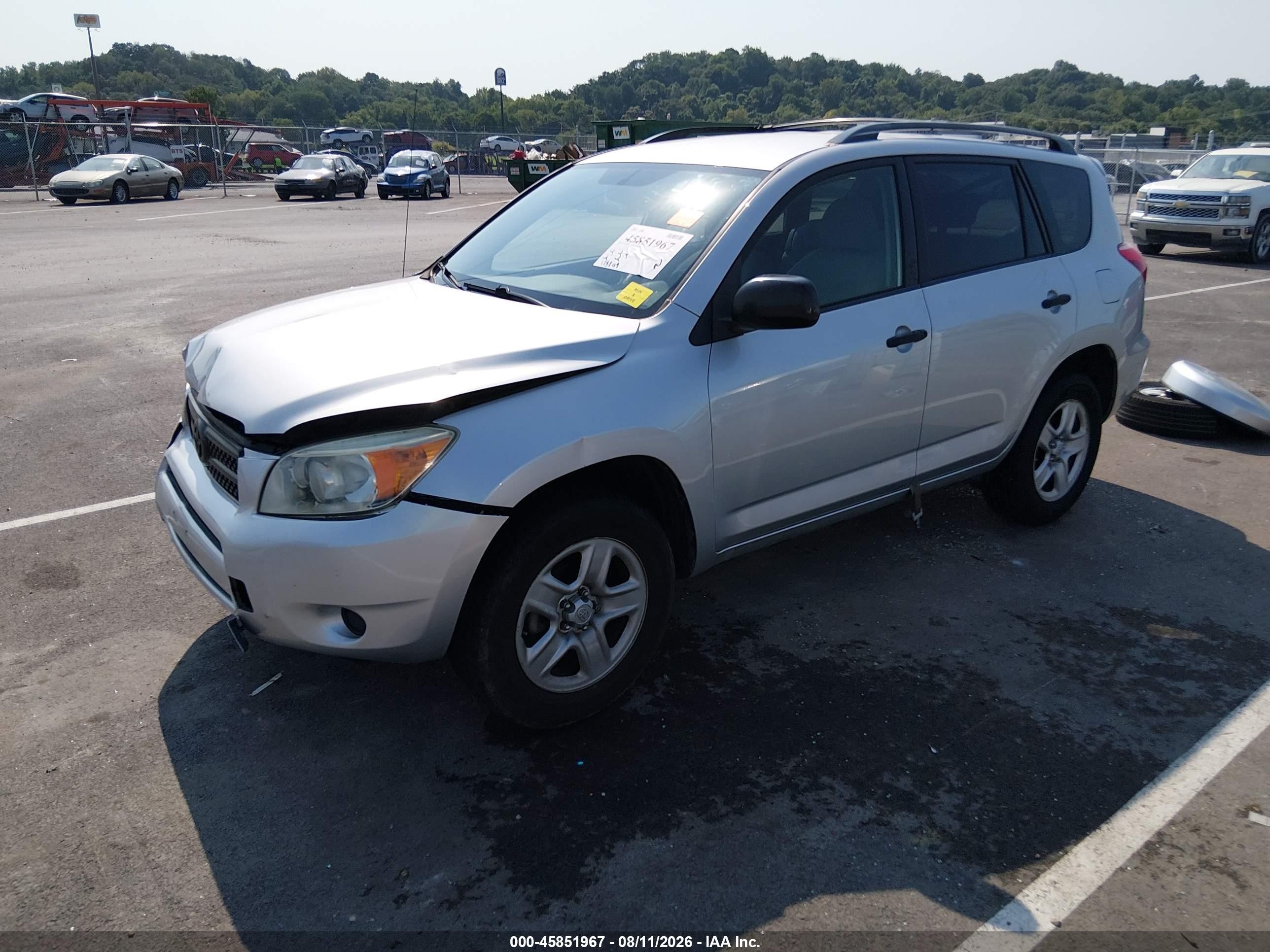 2007 Toyota Rav4   Gray vin: JTMZD33V375077480