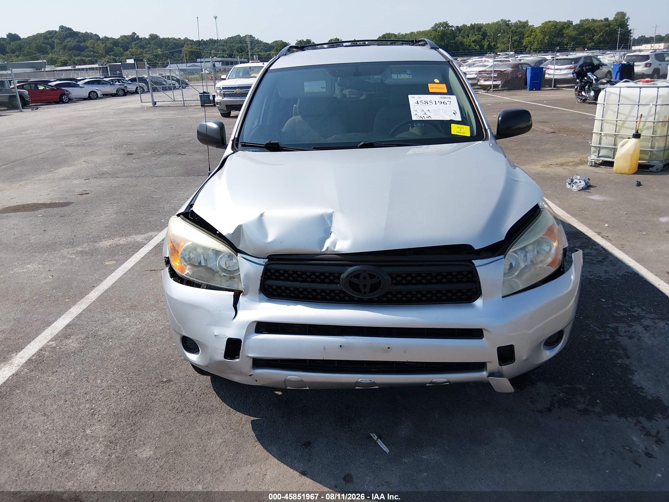 2007 Toyota Rav4   Gray vin: JTMZD33V375077480