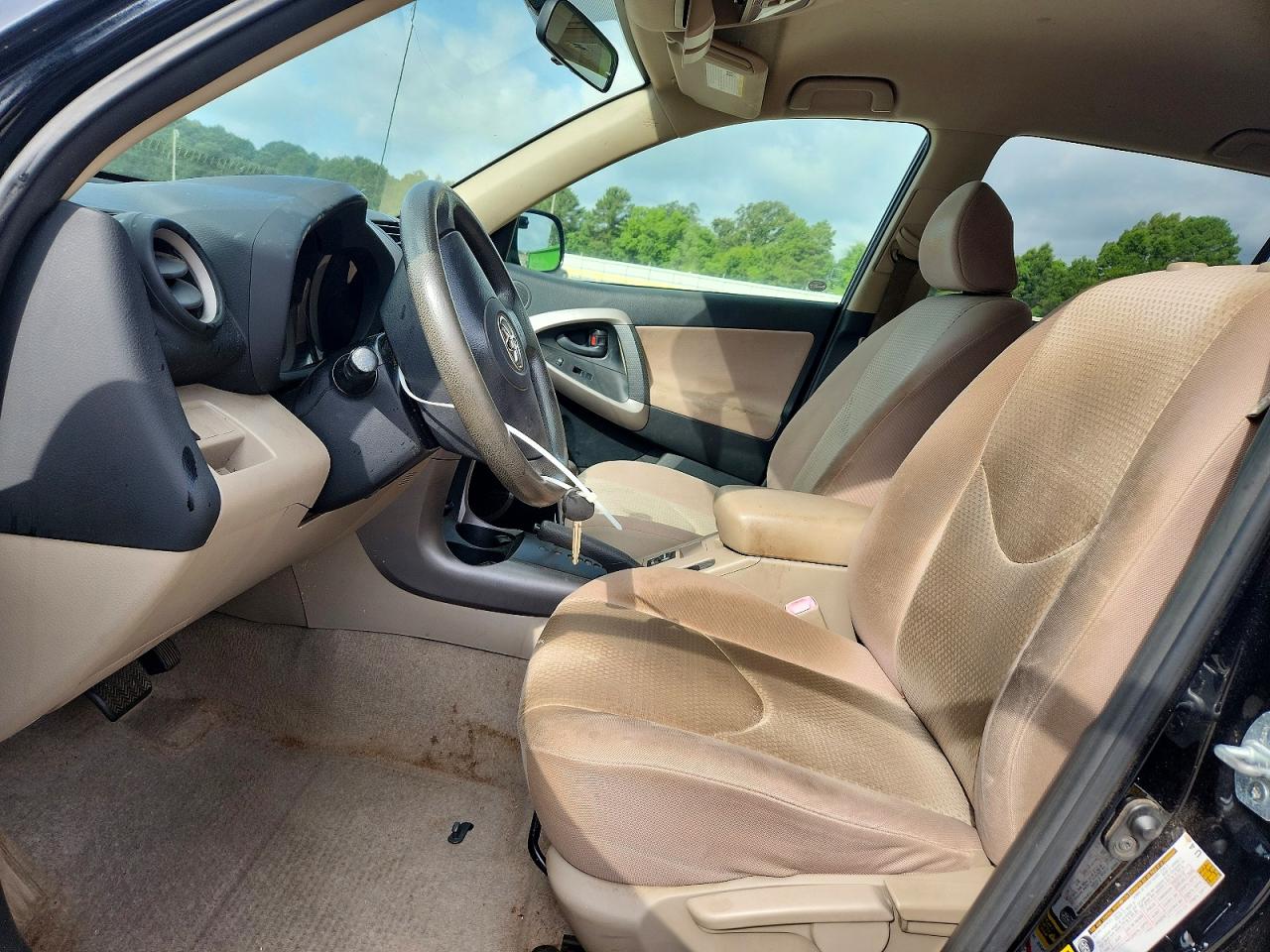 2007 Toyota Rav4 Base Black vin: JTMZD33V376027303