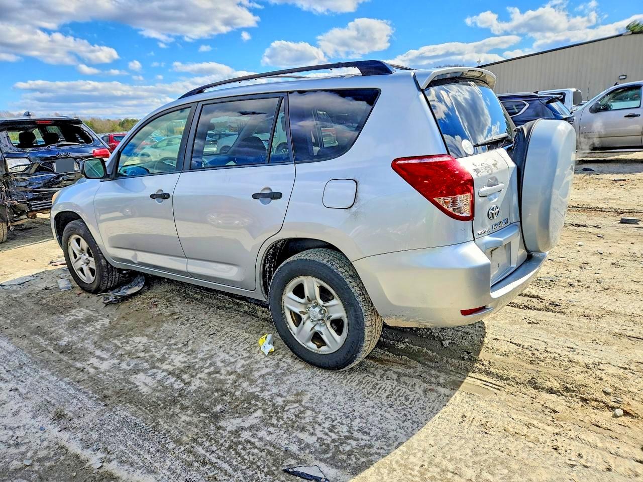 2007 Toyota Rav4 Base Silver vin: JTMZD33V376044585