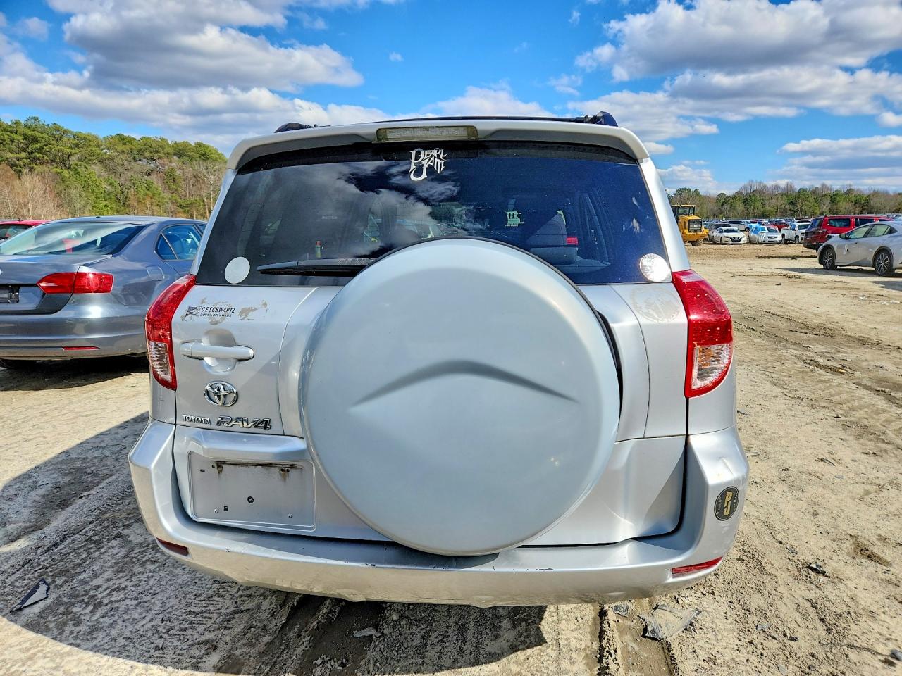 2007 Toyota Rav4 Base Silver vin: JTMZD33V376044585