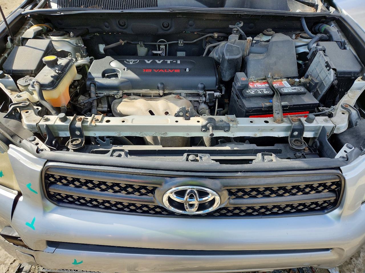 2007 Toyota Rav4 Base Silver vin: JTMZD33V376044585
