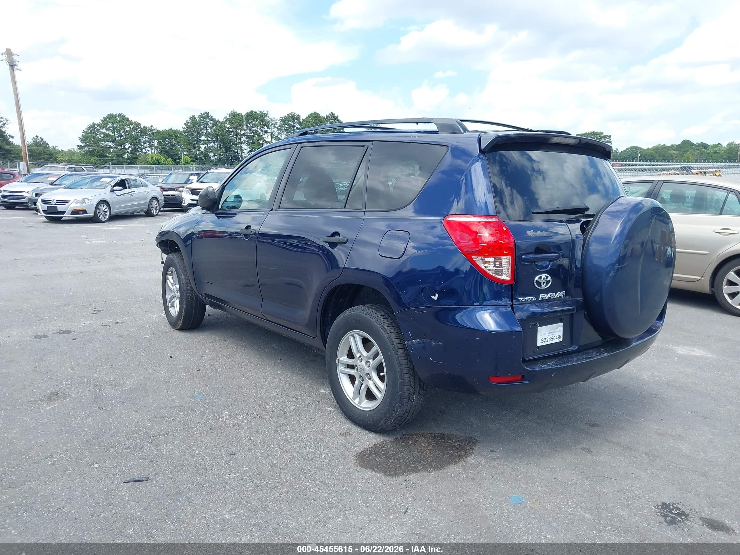 2007 Toyota Rav4   Blue vin: JTMZD33V376049754