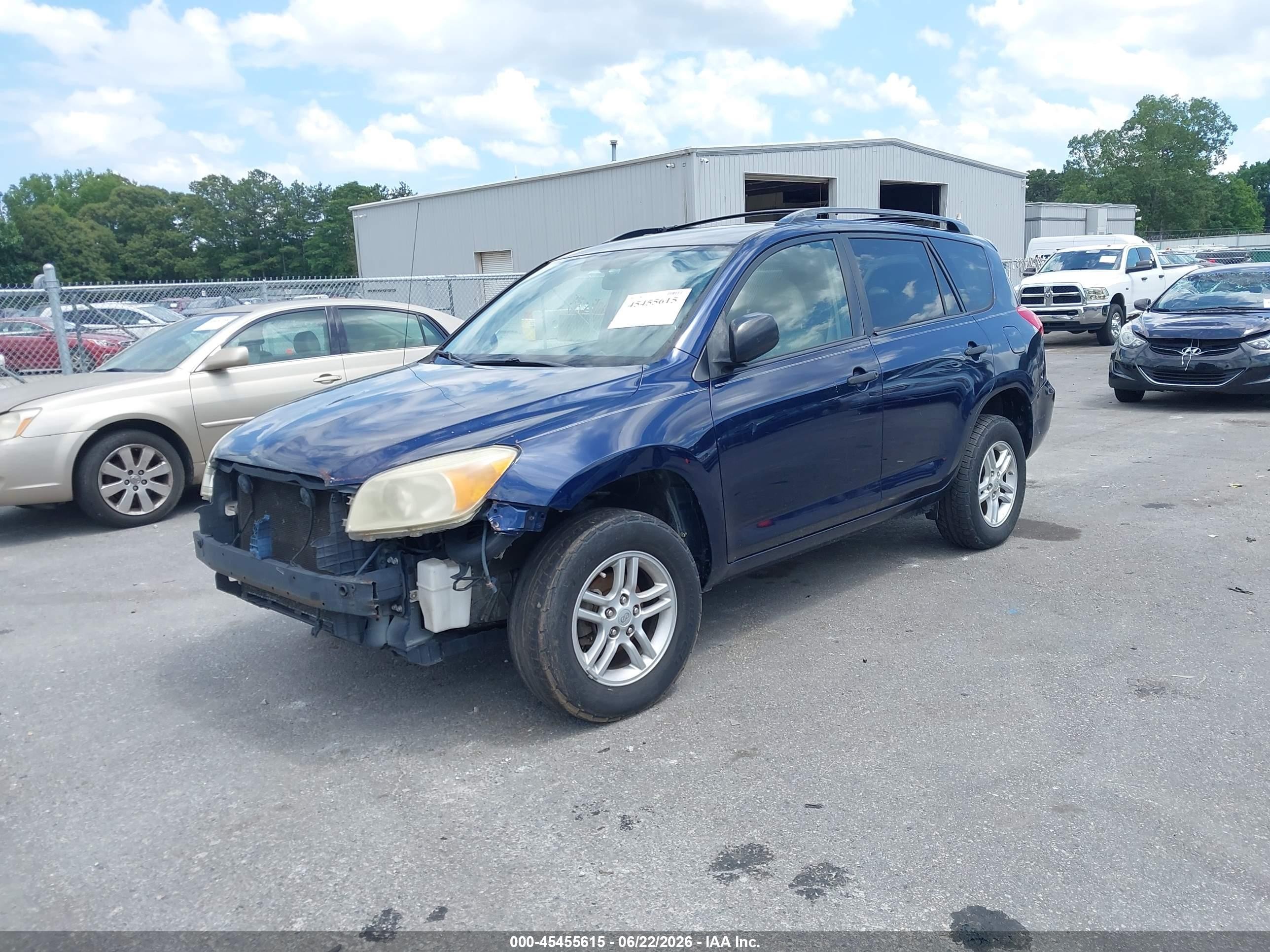 2007 Toyota Rav4   Blue vin: JTMZD33V376049754