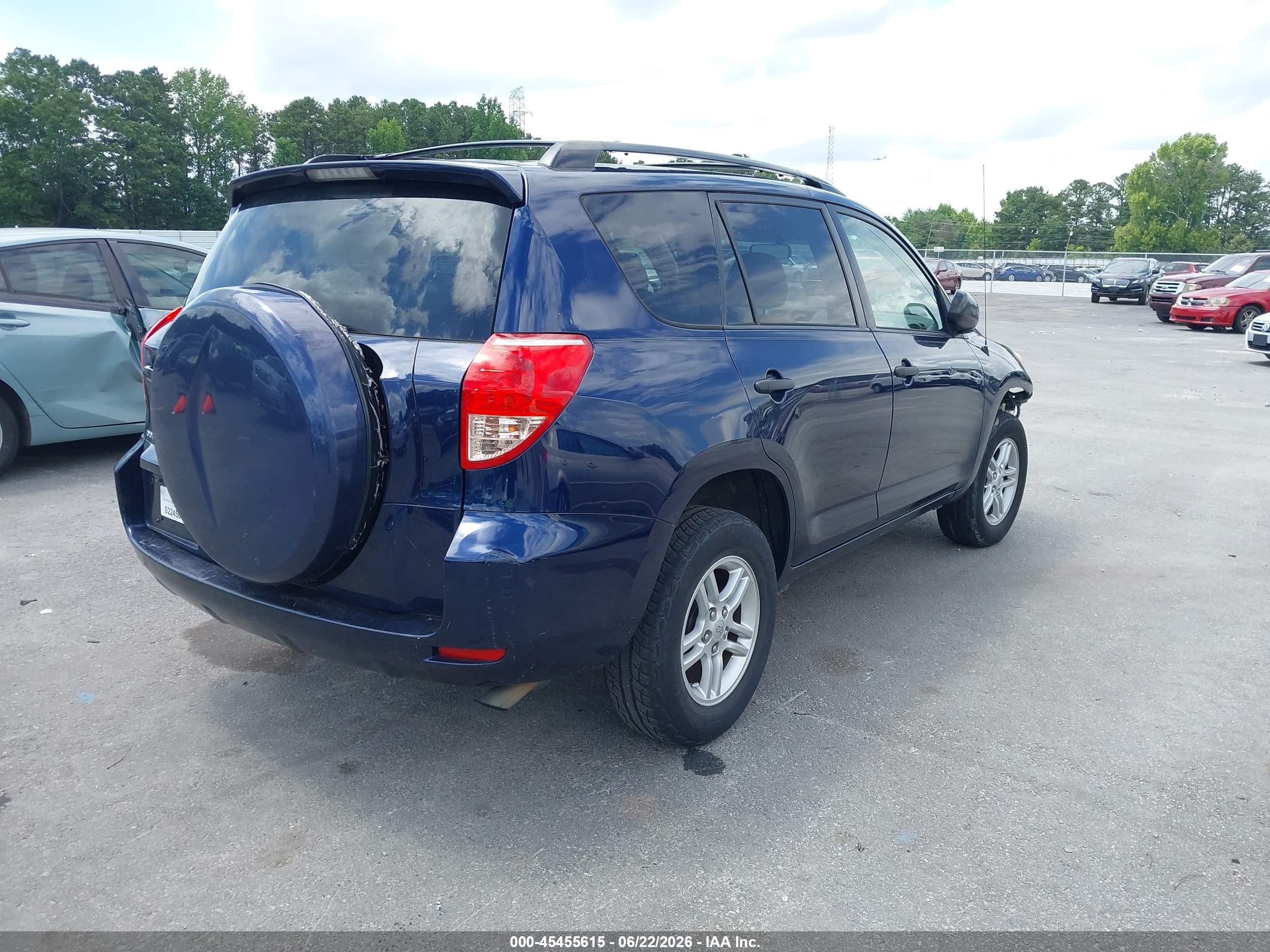 2007 Toyota Rav4   Blue vin: JTMZD33V376049754