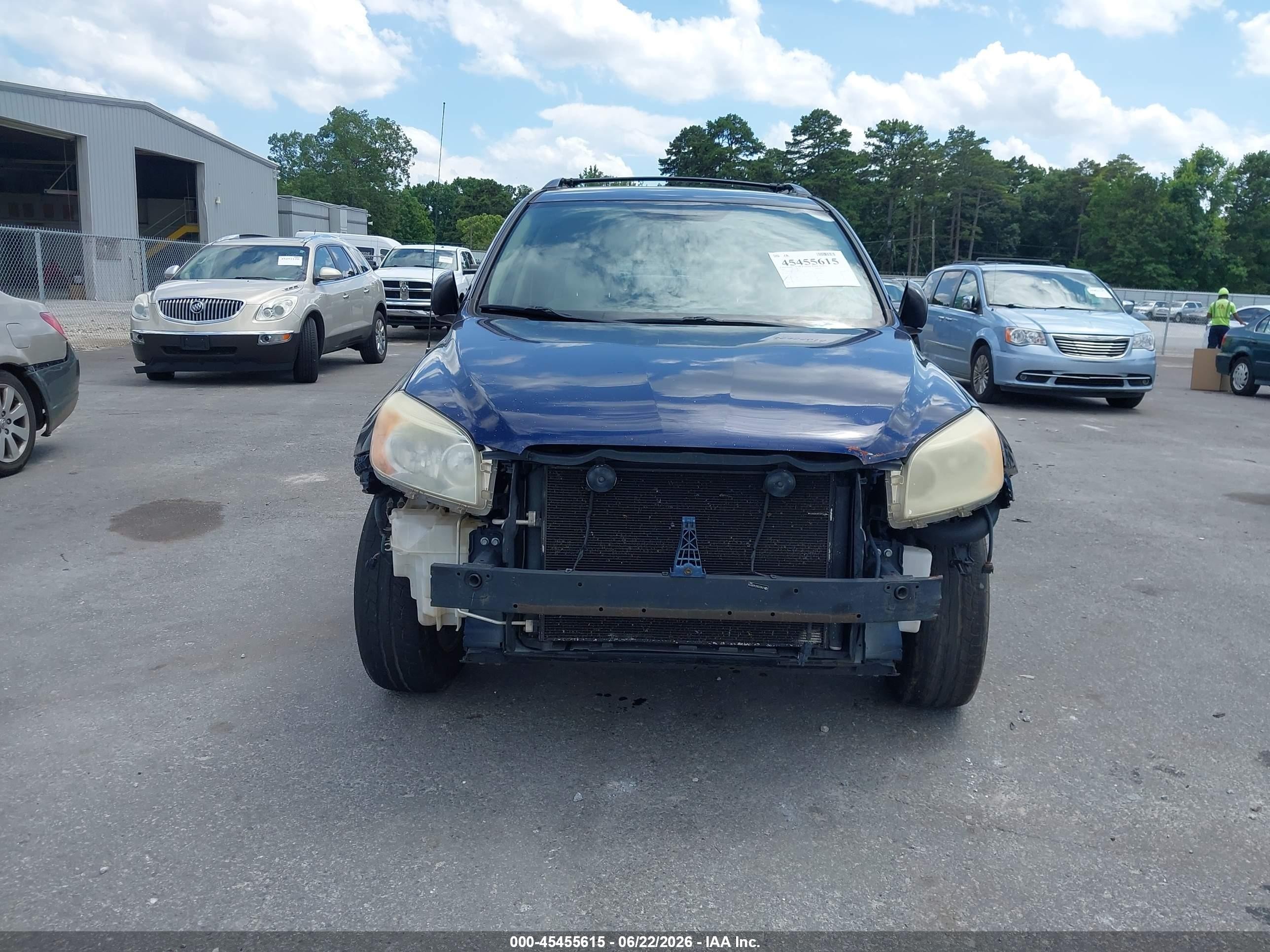 2007 Toyota Rav4   Blue vin: JTMZD33V376049754