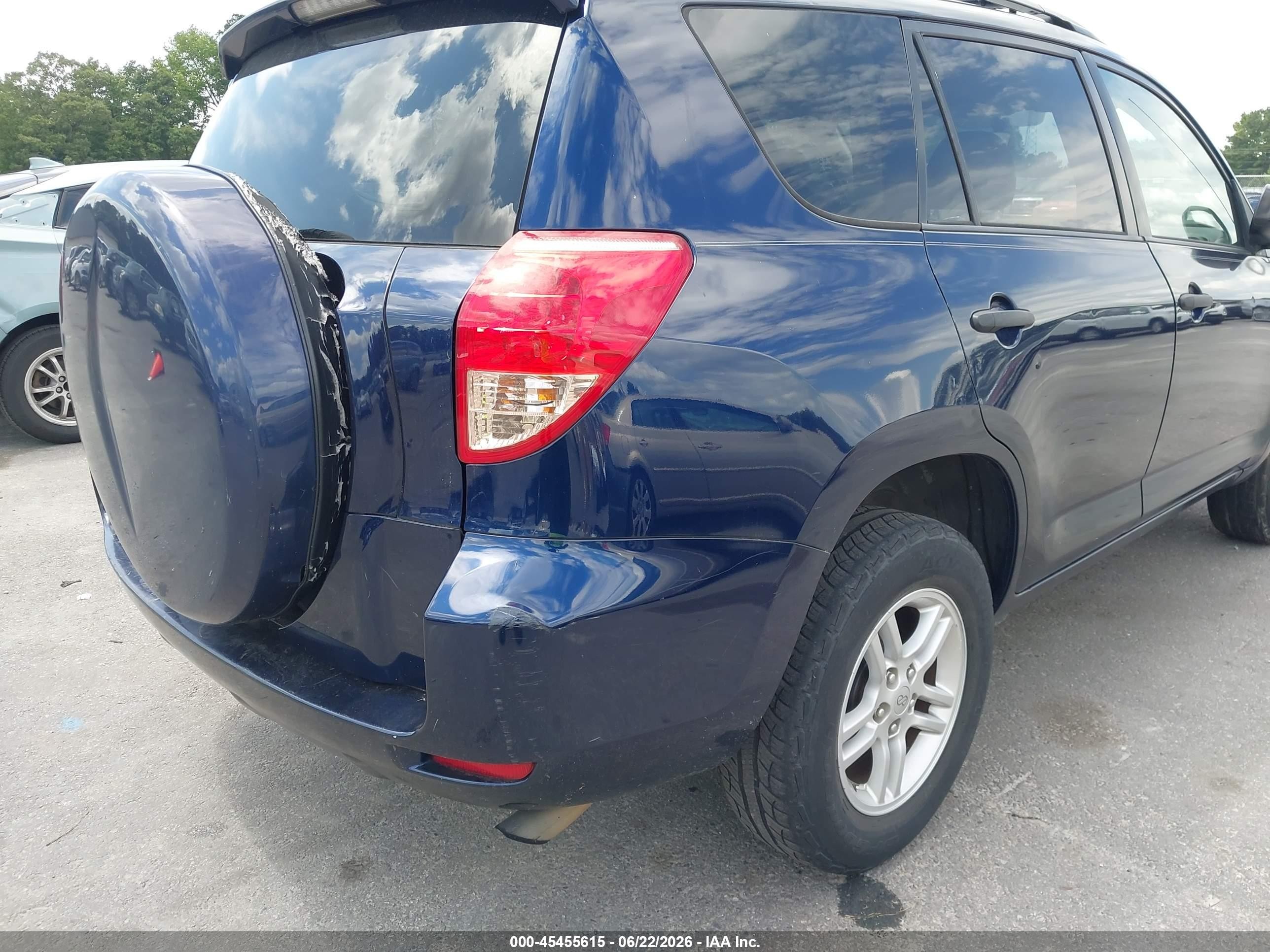 2007 Toyota Rav4   Blue vin: JTMZD33V376049754