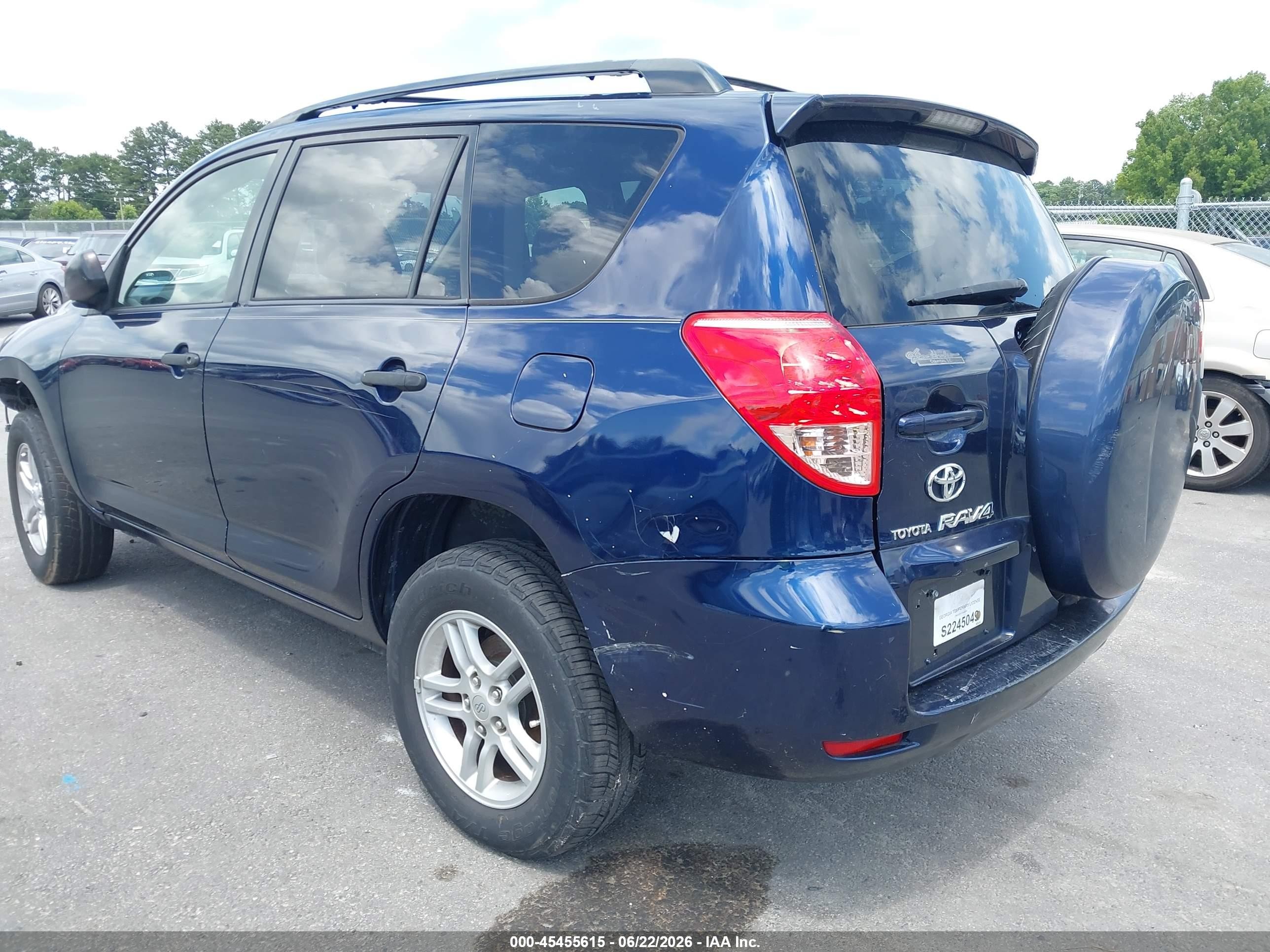 2007 Toyota Rav4   Blue vin: JTMZD33V376049754