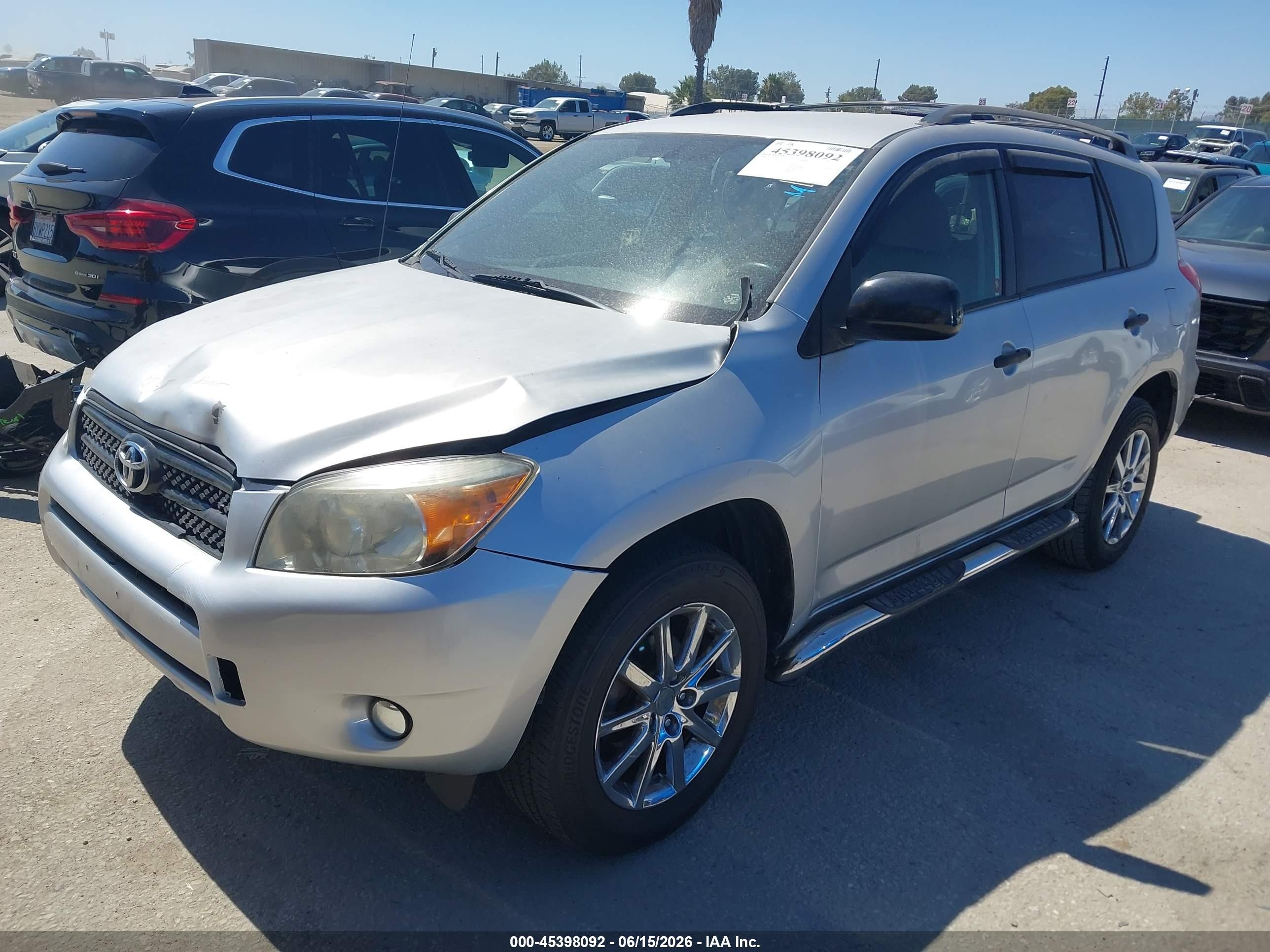 2007 Toyota Rav4   Серебряный vin: JTMZD33V376052167