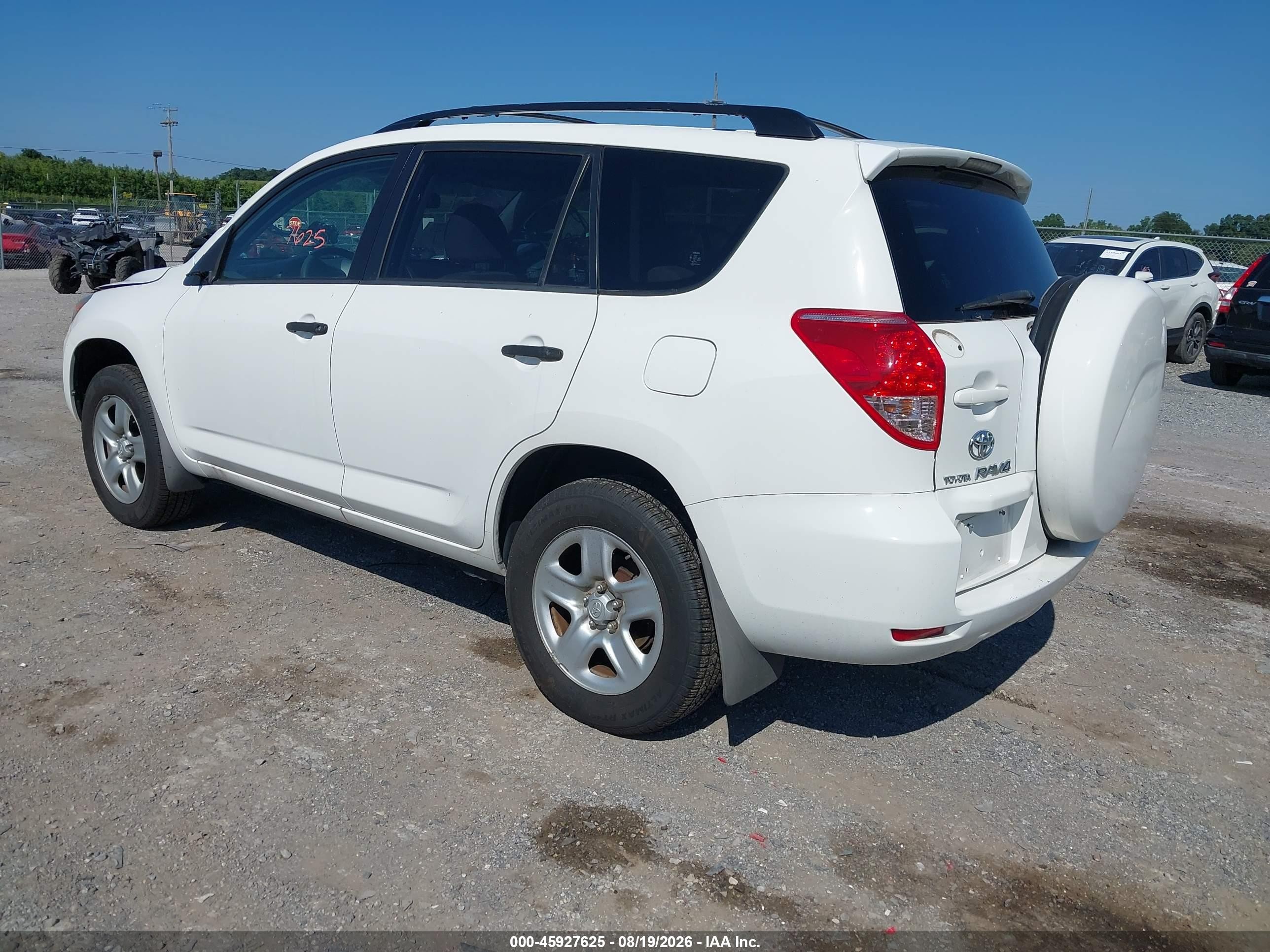 2008 Toyota Rav4   Белый vin: JTMZD33V385101200