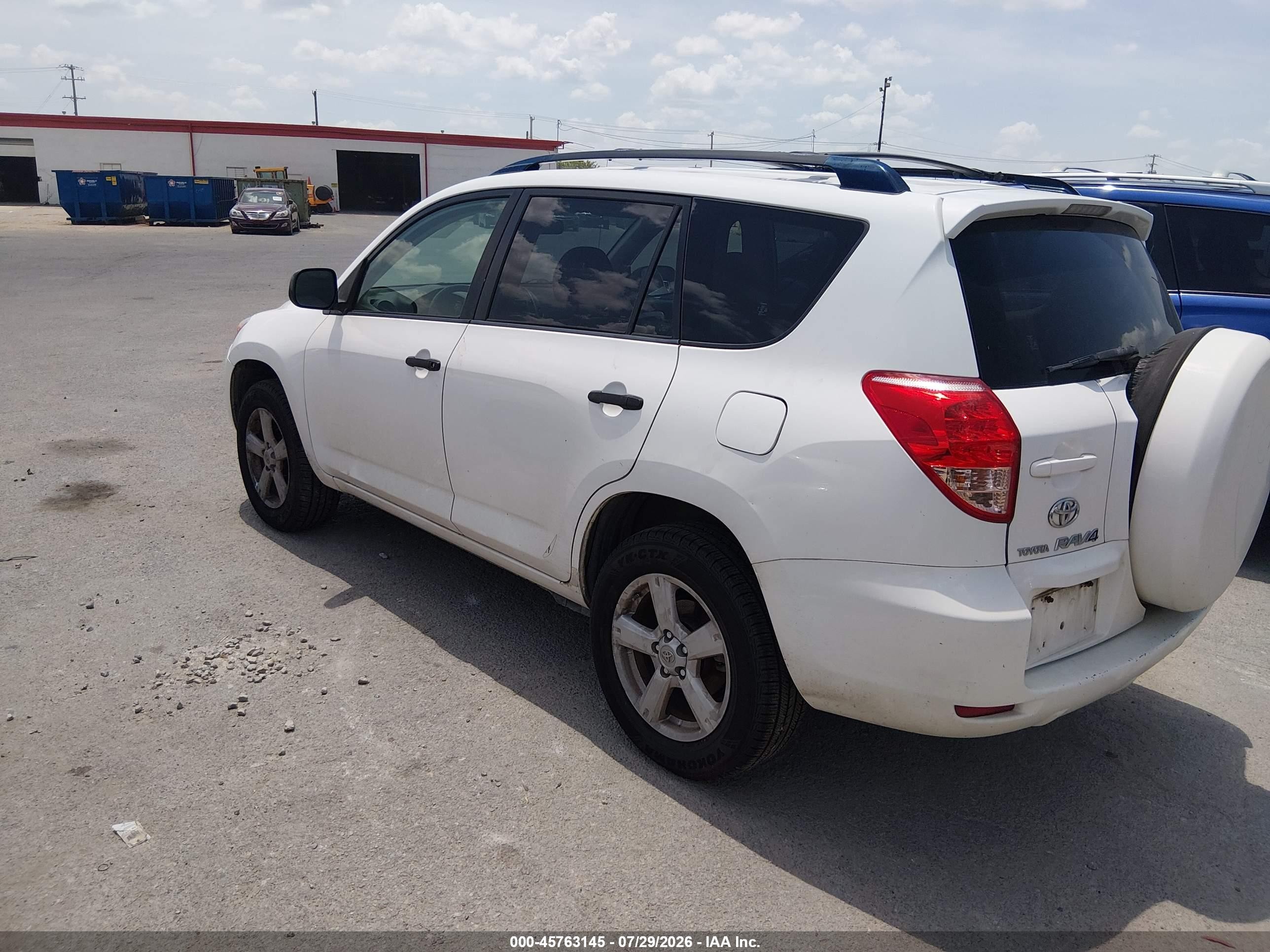 2008 Toyota Rav4   White vin: JTMZD33V386059783