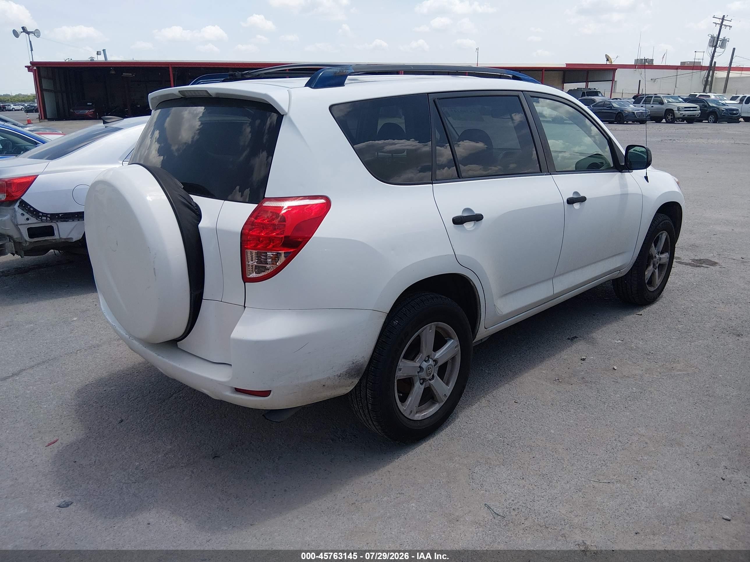2008 Toyota Rav4   White vin: JTMZD33V386059783