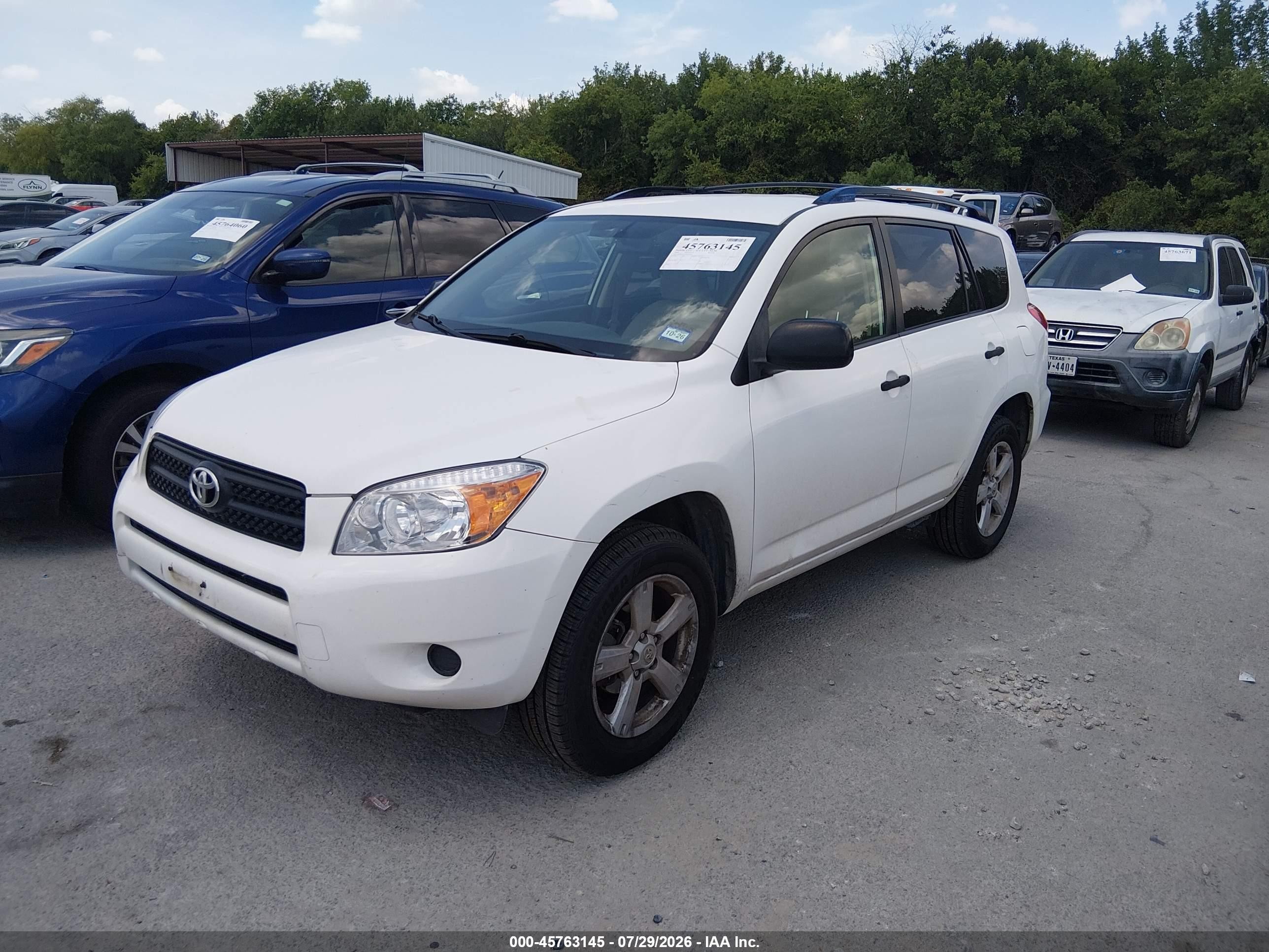 2008 Toyota Rav4   White vin: JTMZD33V386059783