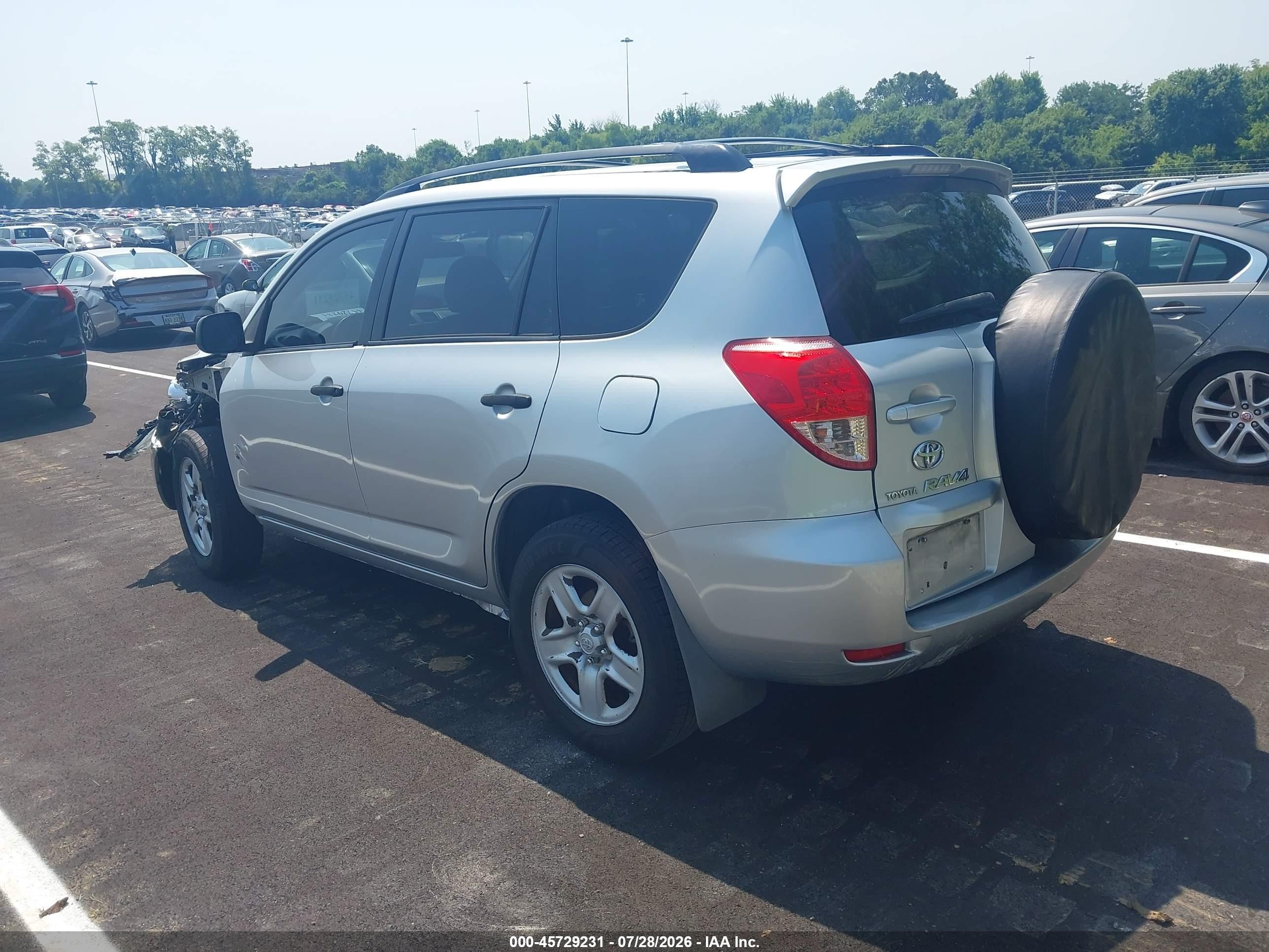2008 Toyota Rav4   Silver vin: JTMZD33V386070590
