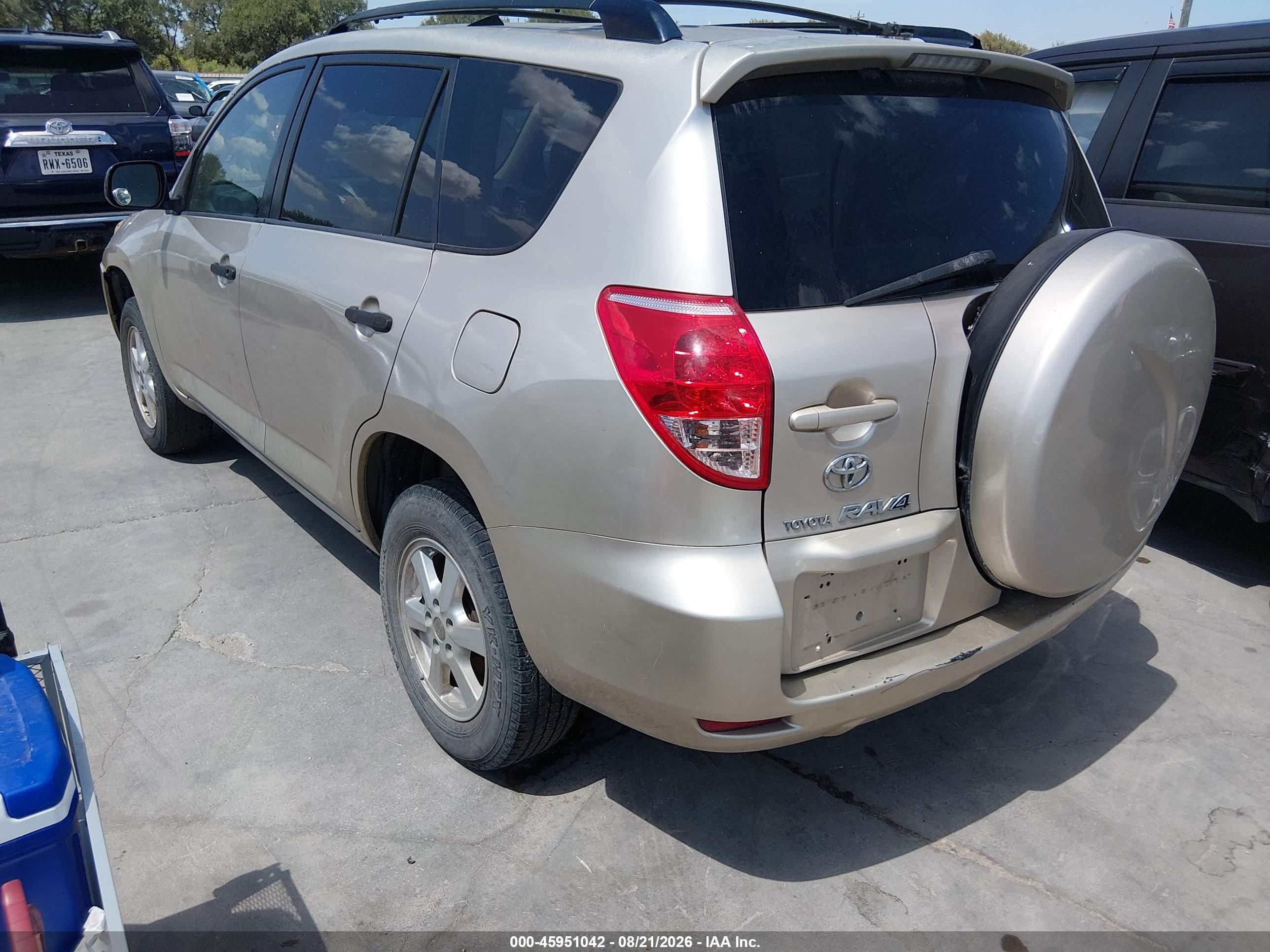 2008 Toyota Rav4   Gold vin: JTMZD33V386072100