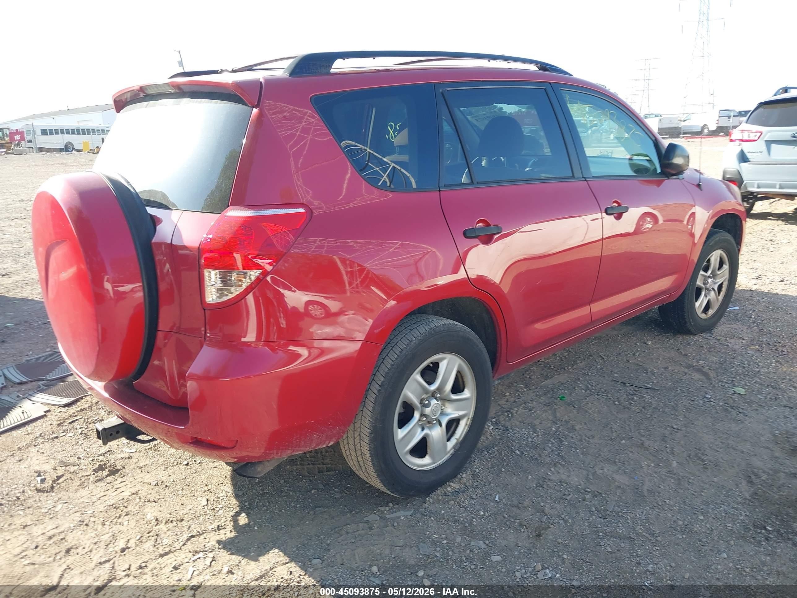 2008 Toyota Rav4 Красный vin: JTMZD33V386072386