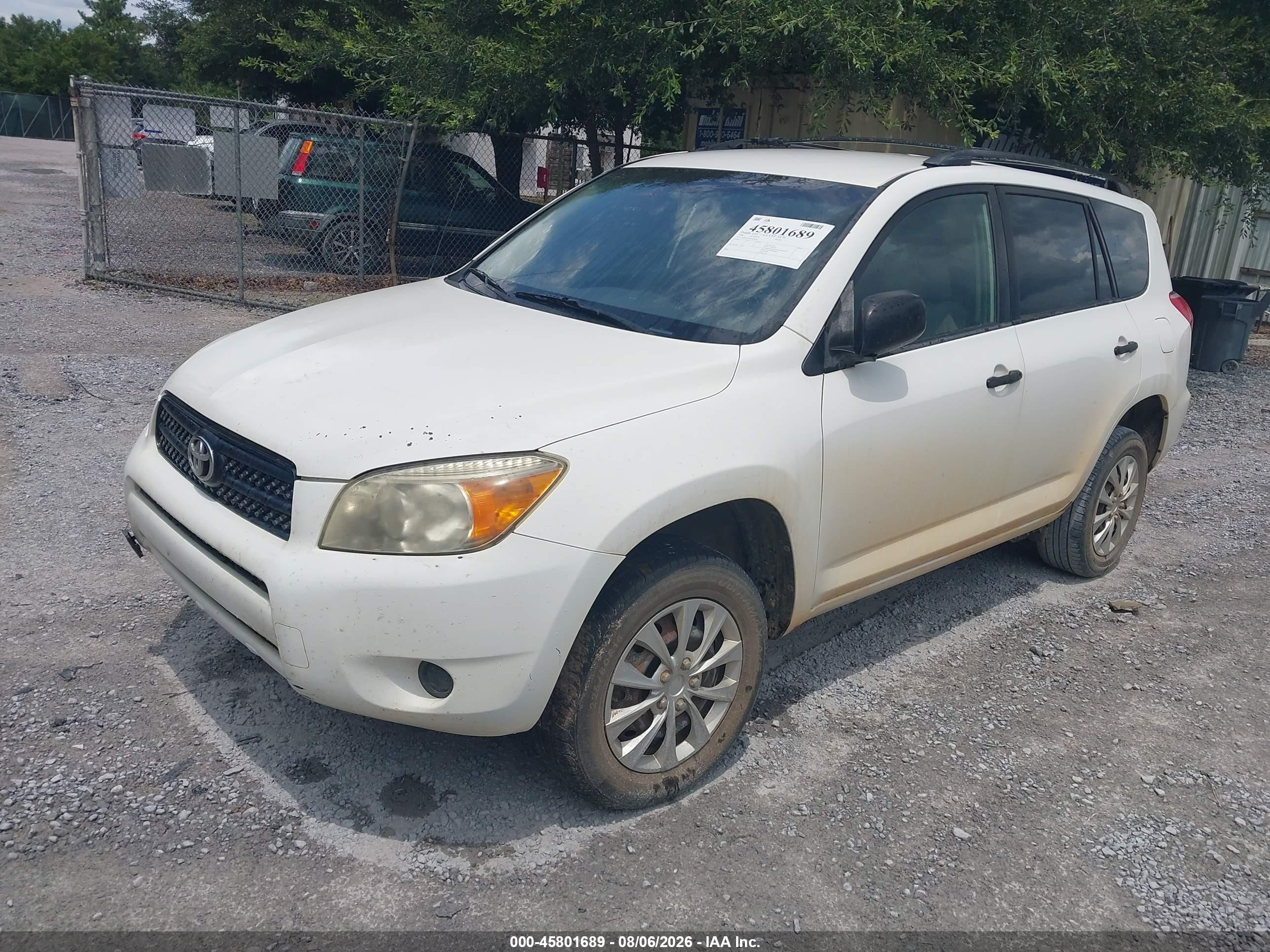 2006 Toyota Rav4   White vin: JTMZD33V466000982
