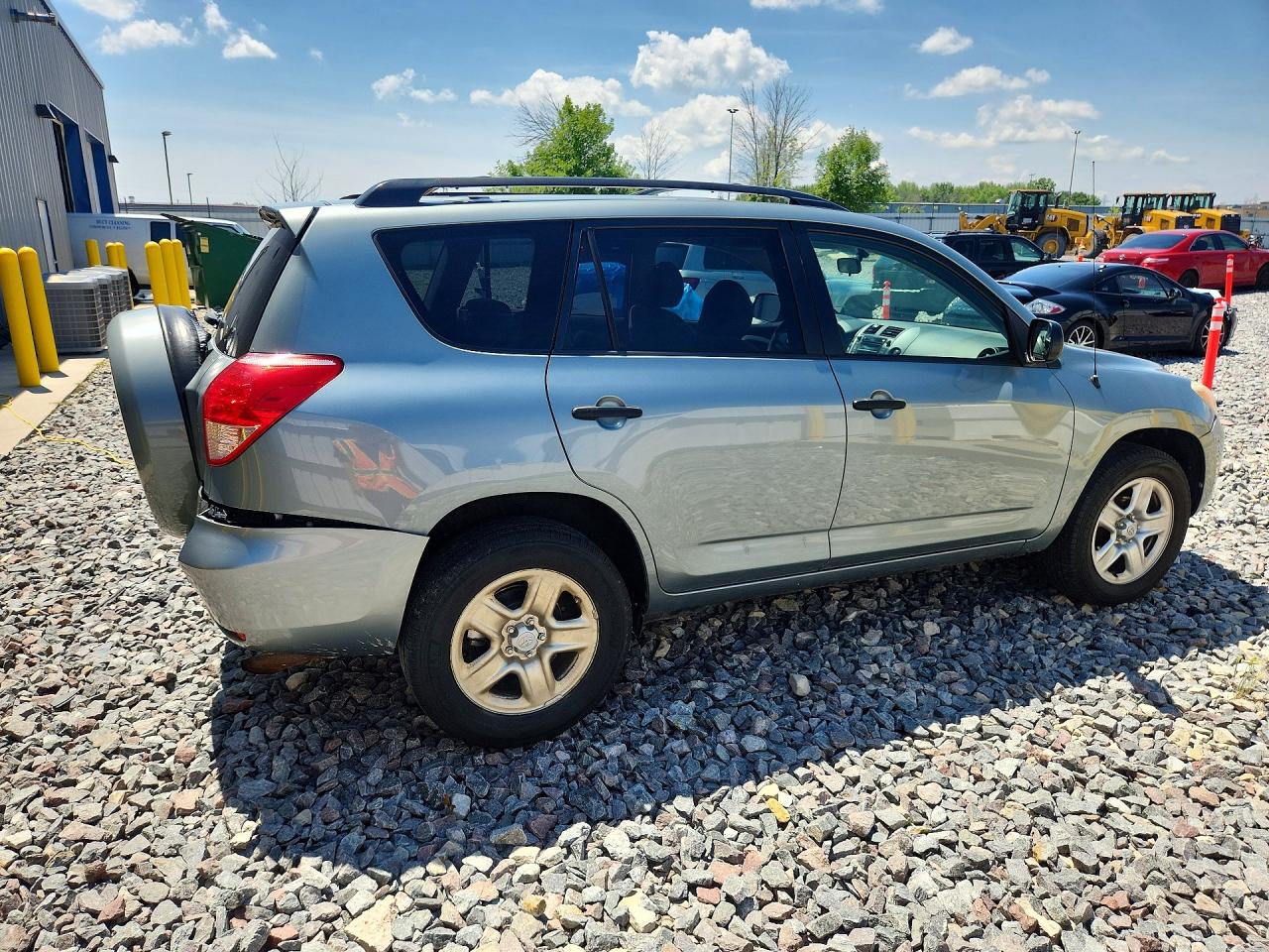 2007 Toyota Rav4 Base Blue vin: JTMZD33V475044701