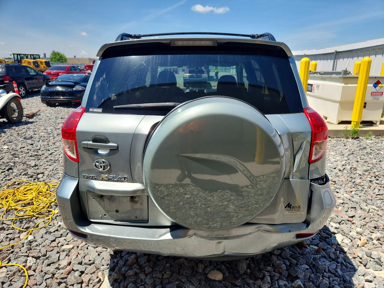 2007 Toyota Rav4 Base Blue vin: JTMZD33V475044701