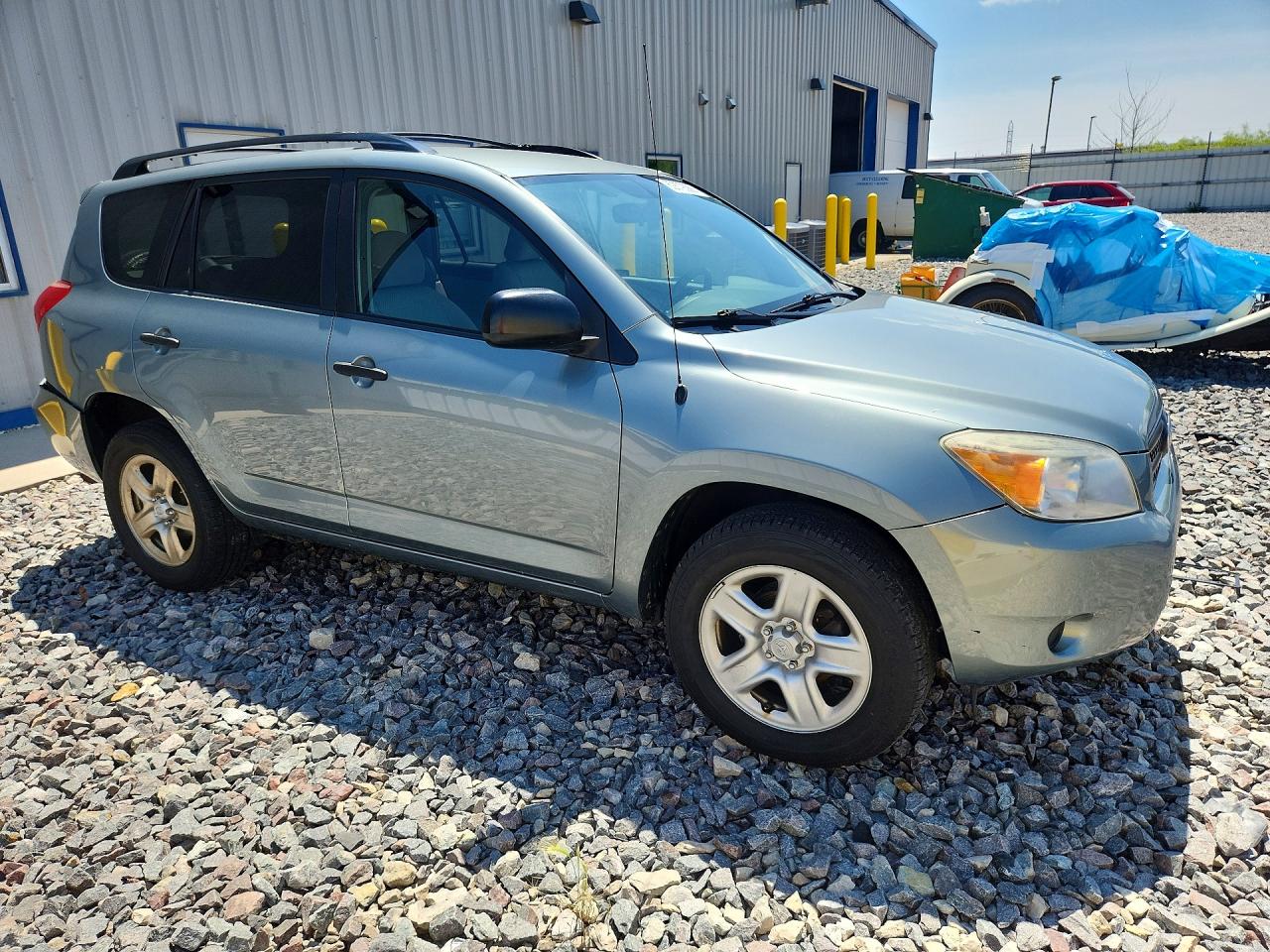 2007 Toyota Rav4 Base Blue vin: JTMZD33V475044701