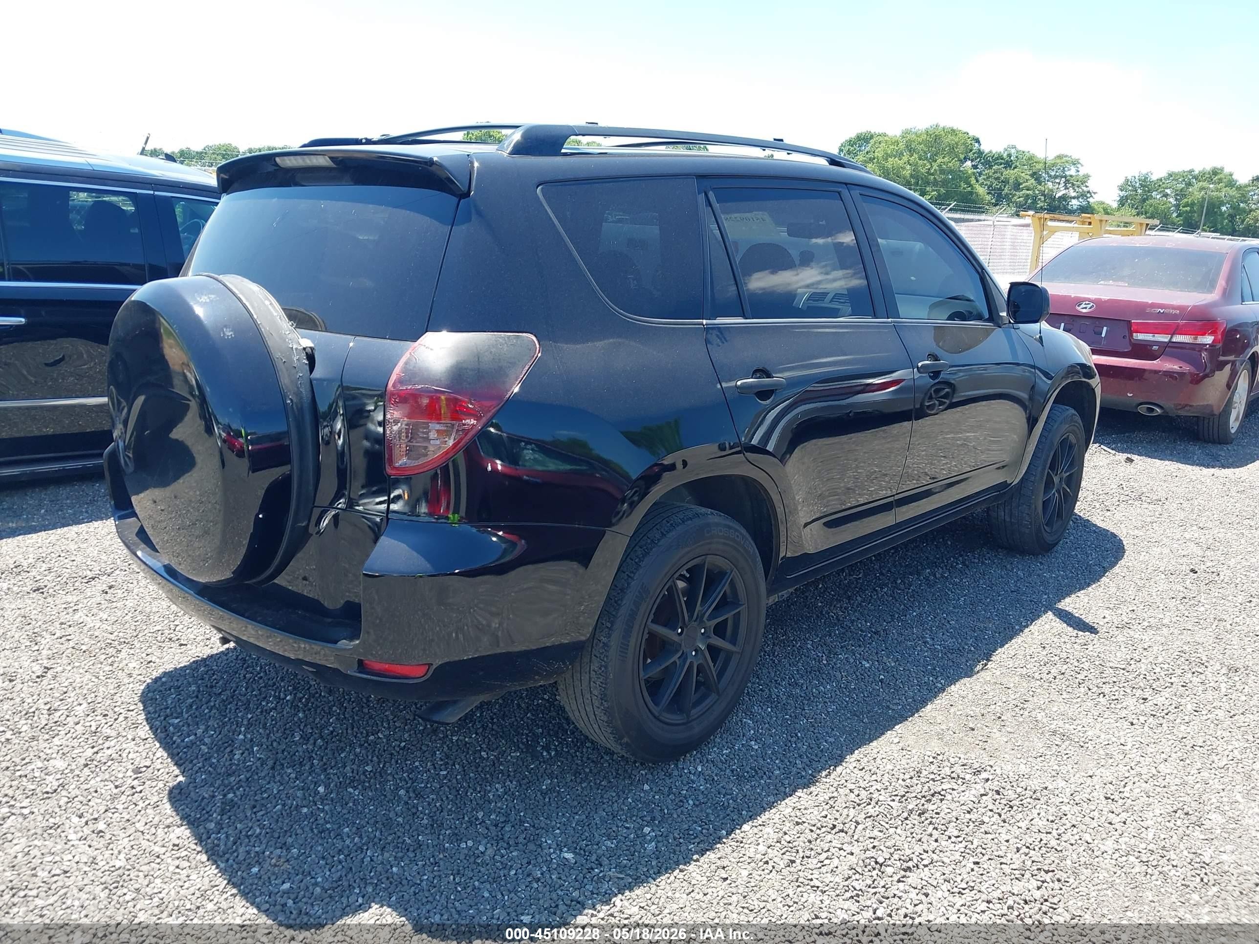 2007 Toyota Rav4   Black vin: JTMZD33V475065032