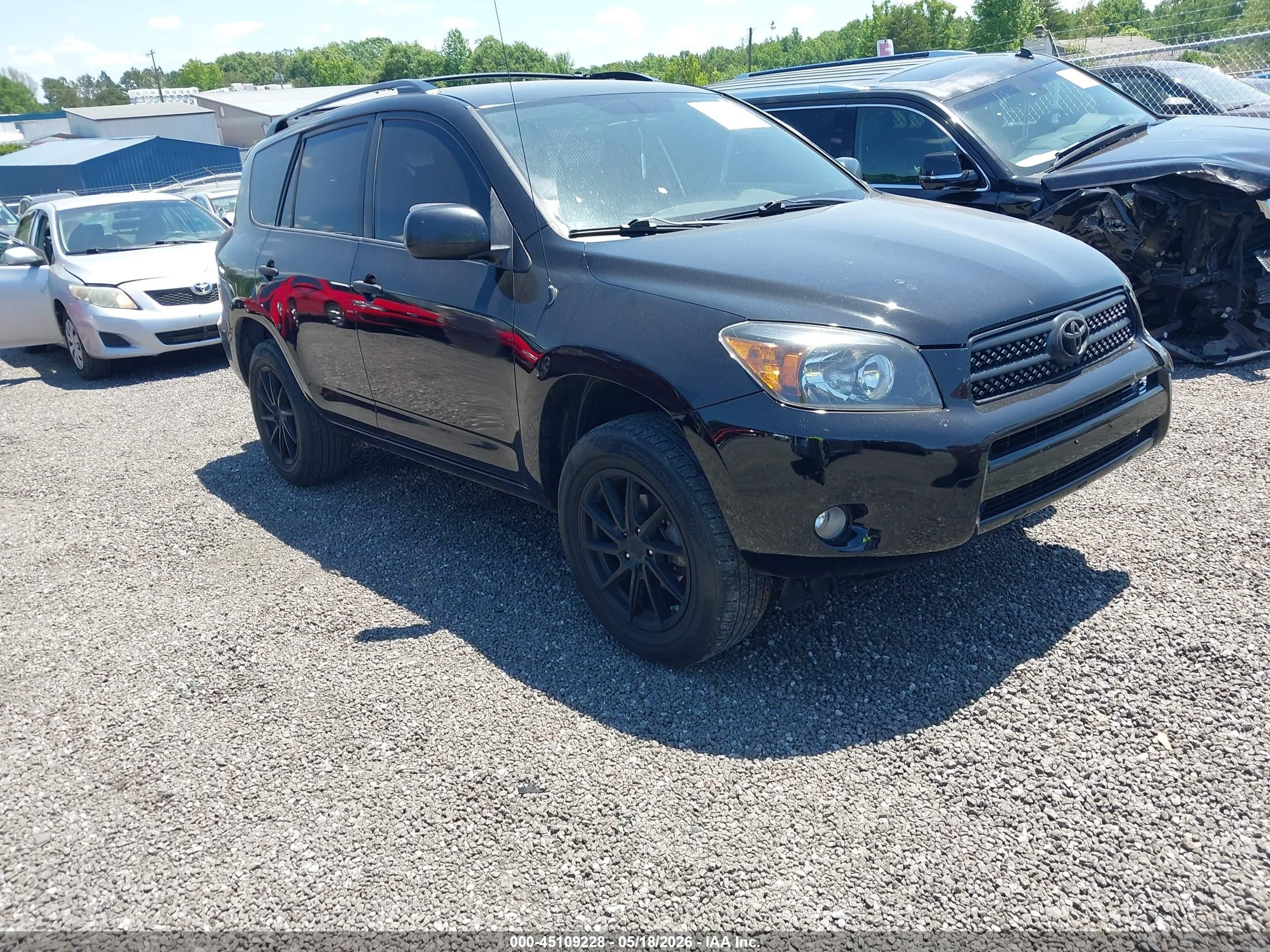 2007 Toyota Rav4   Black vin: JTMZD33V475065032