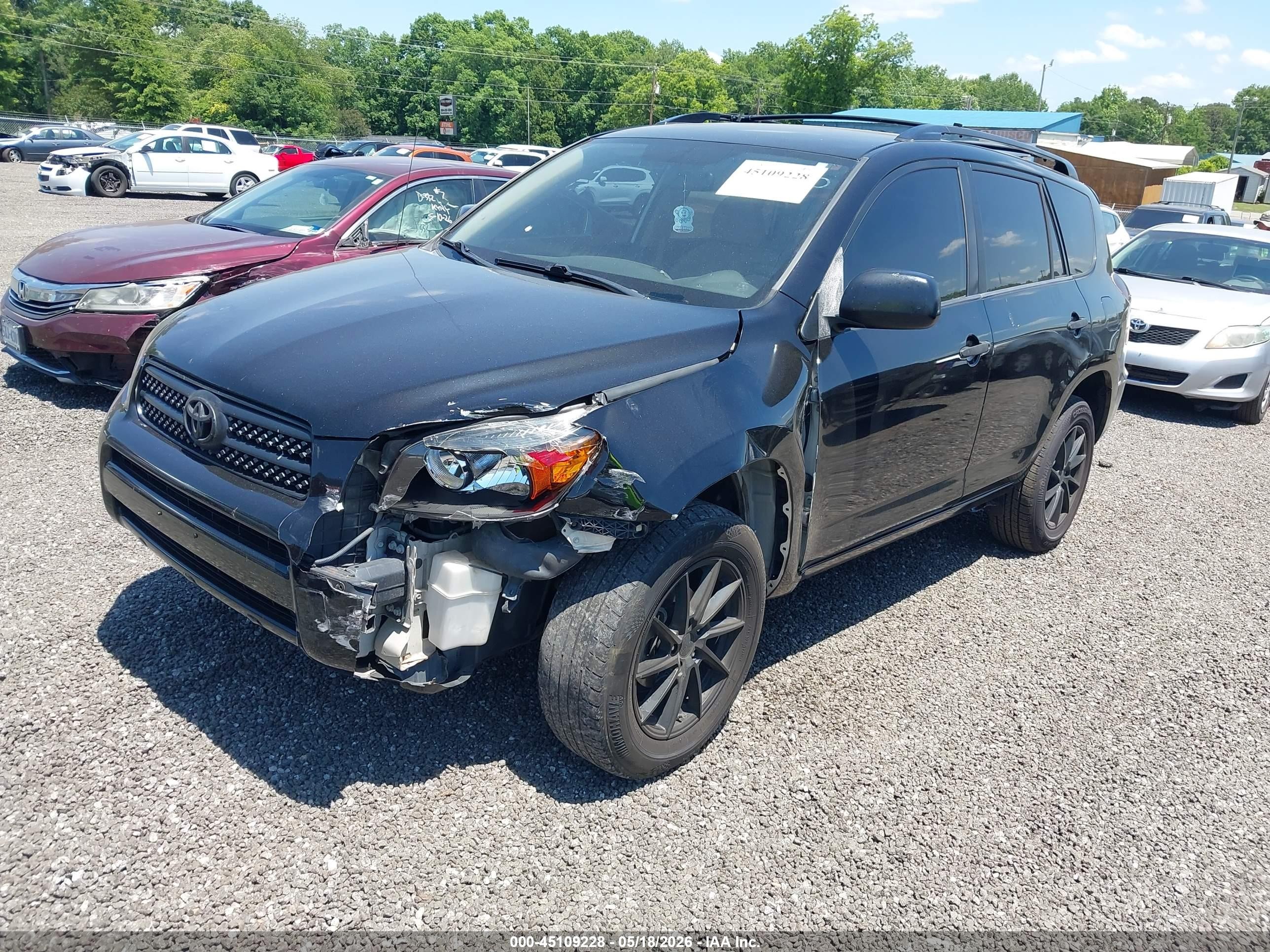 2007 Toyota Rav4   Black vin: JTMZD33V475065032