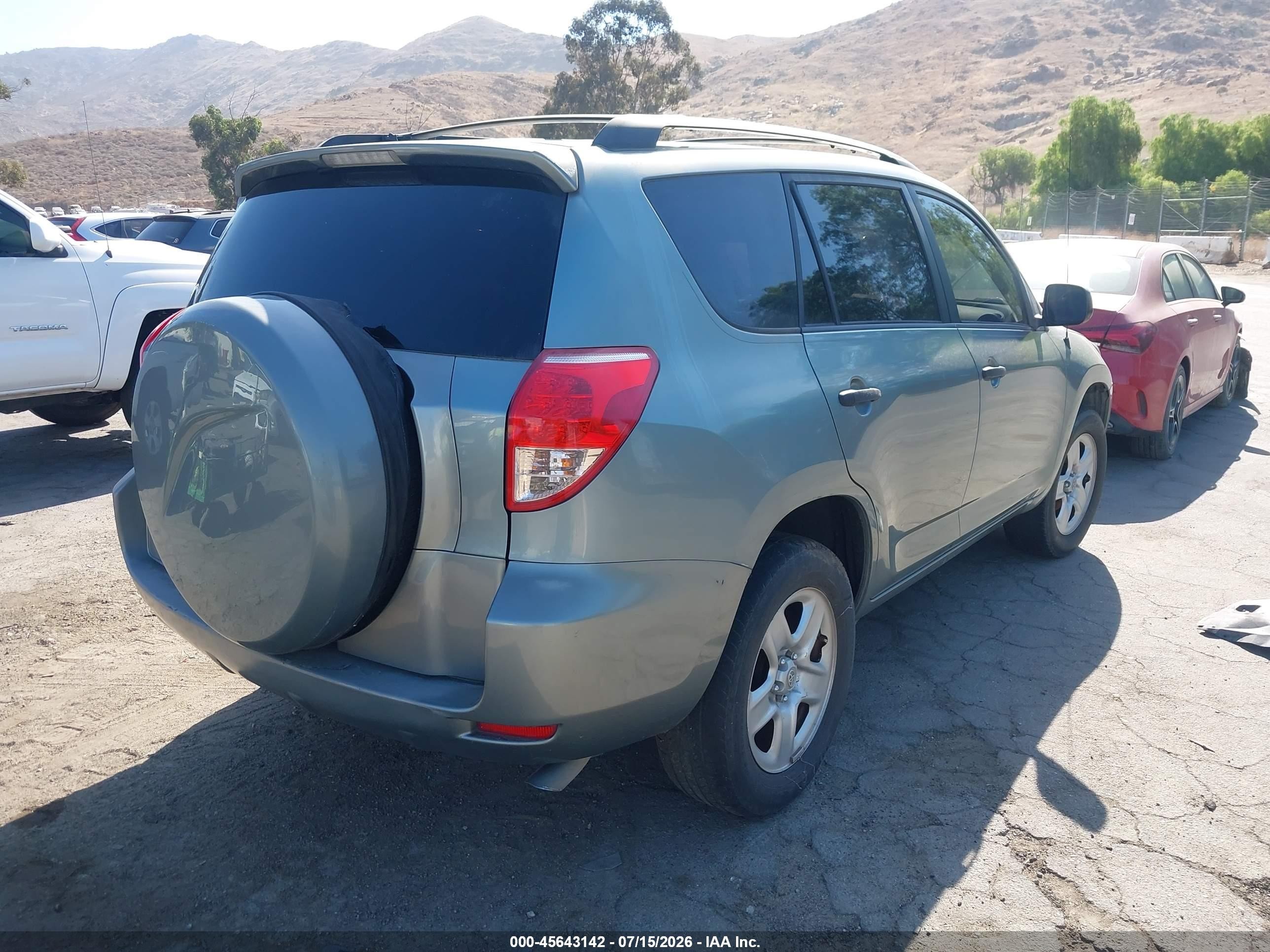 2007 Toyota Rav4   Silver vin: JTMZD33V475067797
