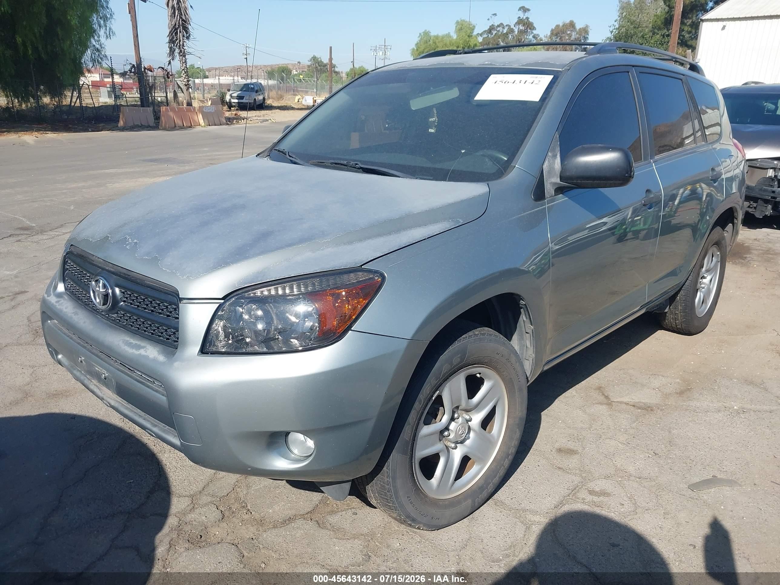 2007 Toyota Rav4   Silver vin: JTMZD33V475067797