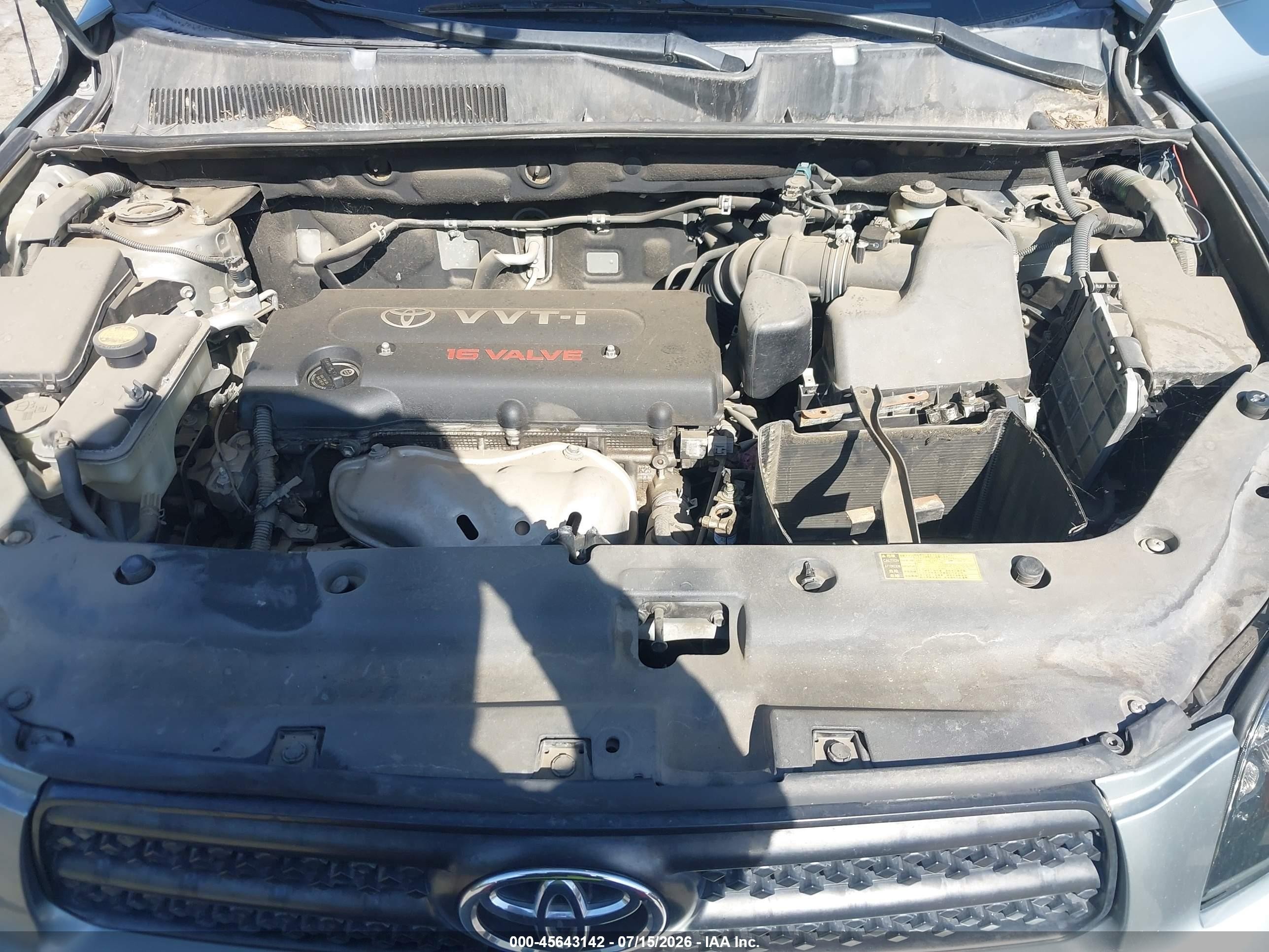 2007 Toyota Rav4   Silver vin: JTMZD33V475067797