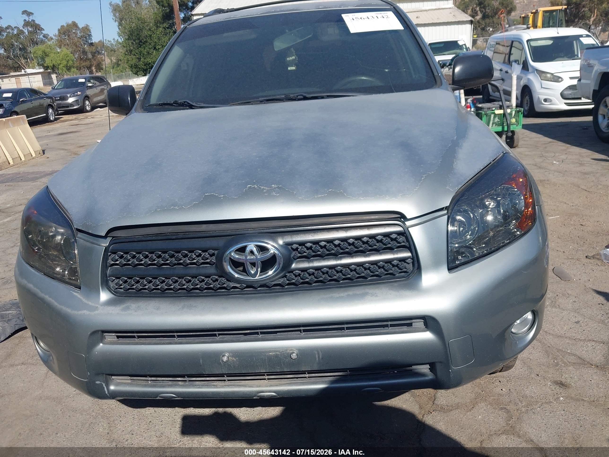 2007 Toyota Rav4   Silver vin: JTMZD33V475067797