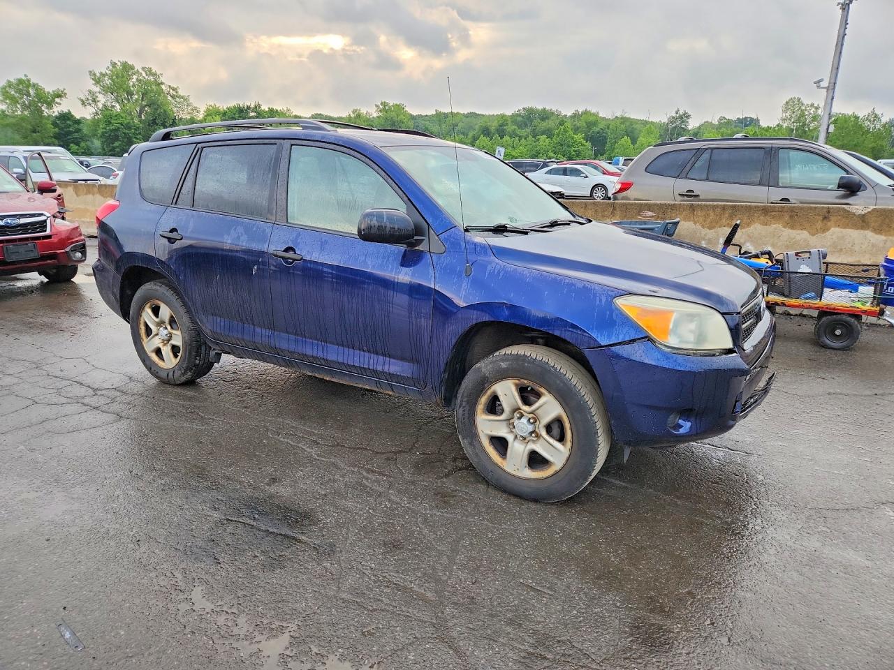 2007 Toyota Rav4 Base Blue vin: JTMZD33V475069078