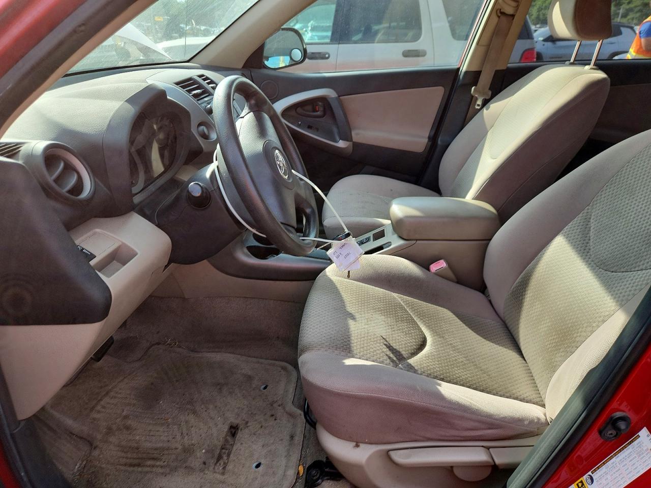 2007 Toyota Rav4 Base Red vin: JTMZD33V476028895