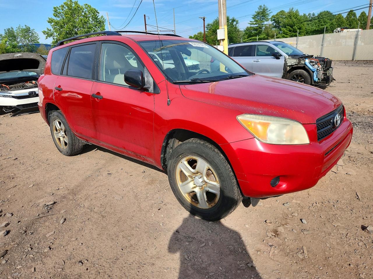 2007 Toyota Rav4 Base Red vin: JTMZD33V476028895