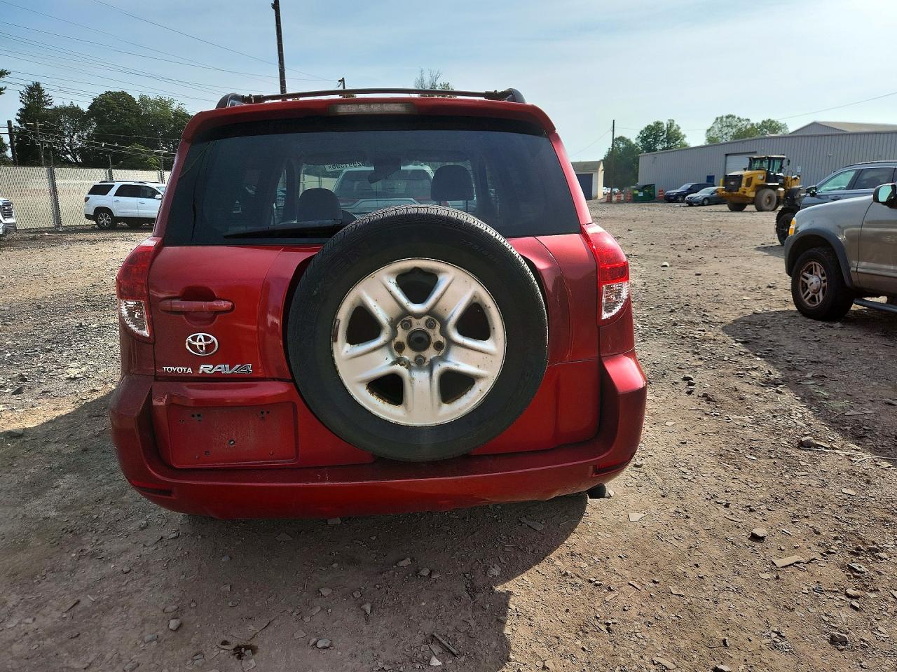 2007 Toyota Rav4 Base Red vin: JTMZD33V476028895