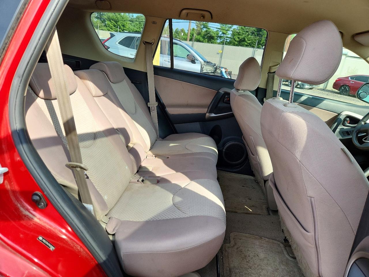2007 Toyota Rav4 Base Red vin: JTMZD33V476028895