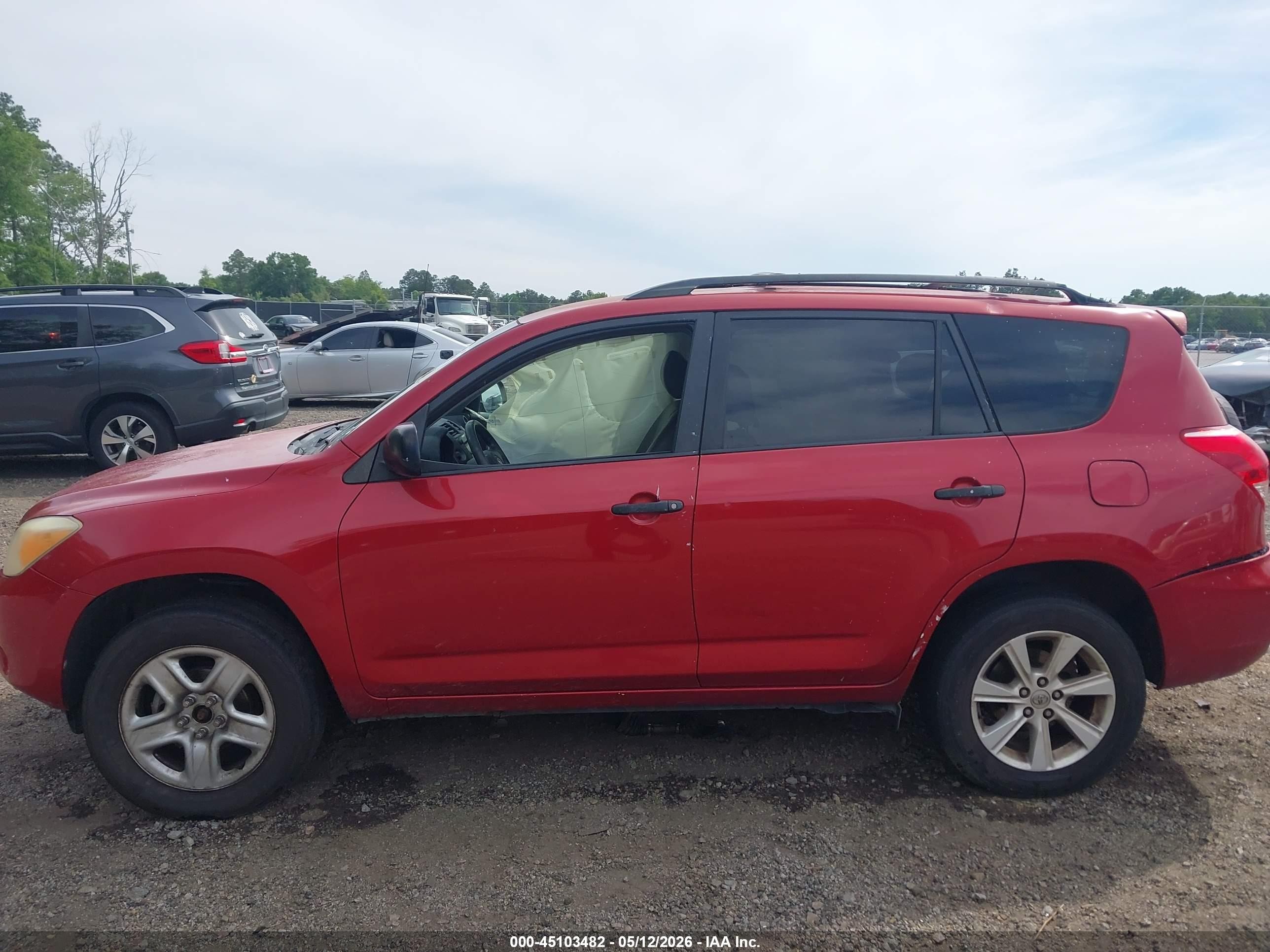 2007 Toyota Rav4   Red vin: JTMZD33V476039847
