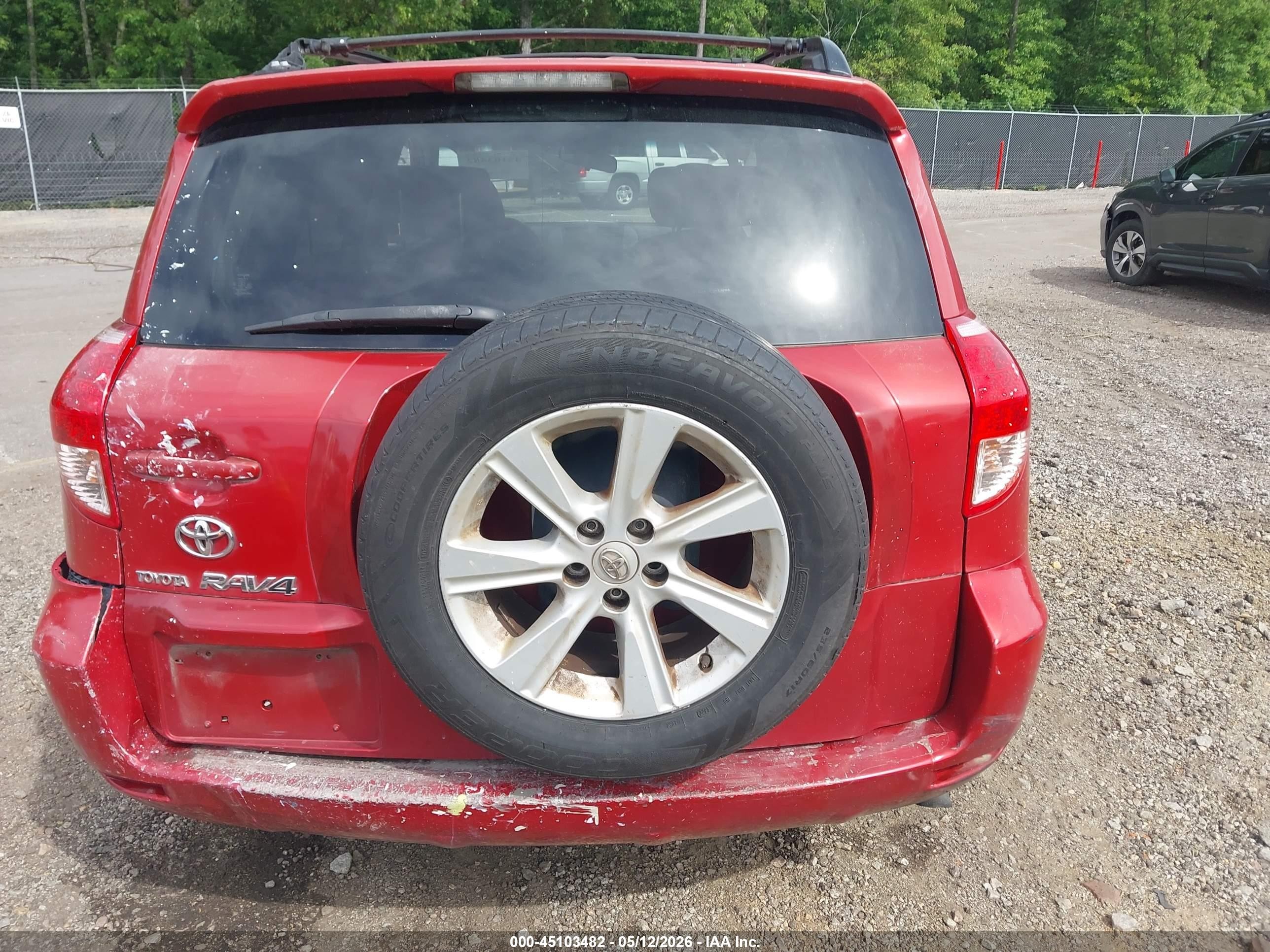 2007 Toyota Rav4   Red vin: JTMZD33V476039847