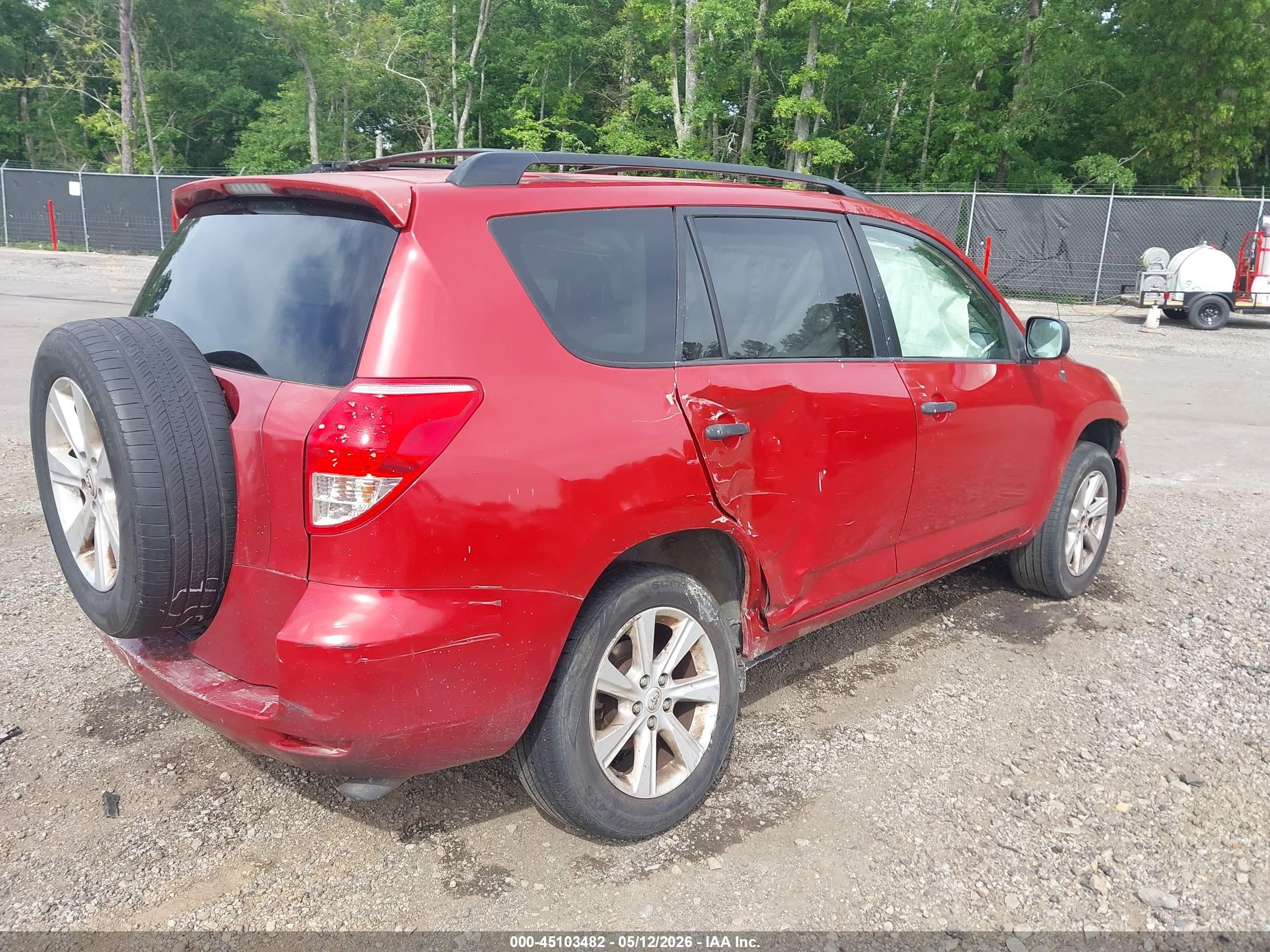 2007 Toyota Rav4   Red vin: JTMZD33V476039847