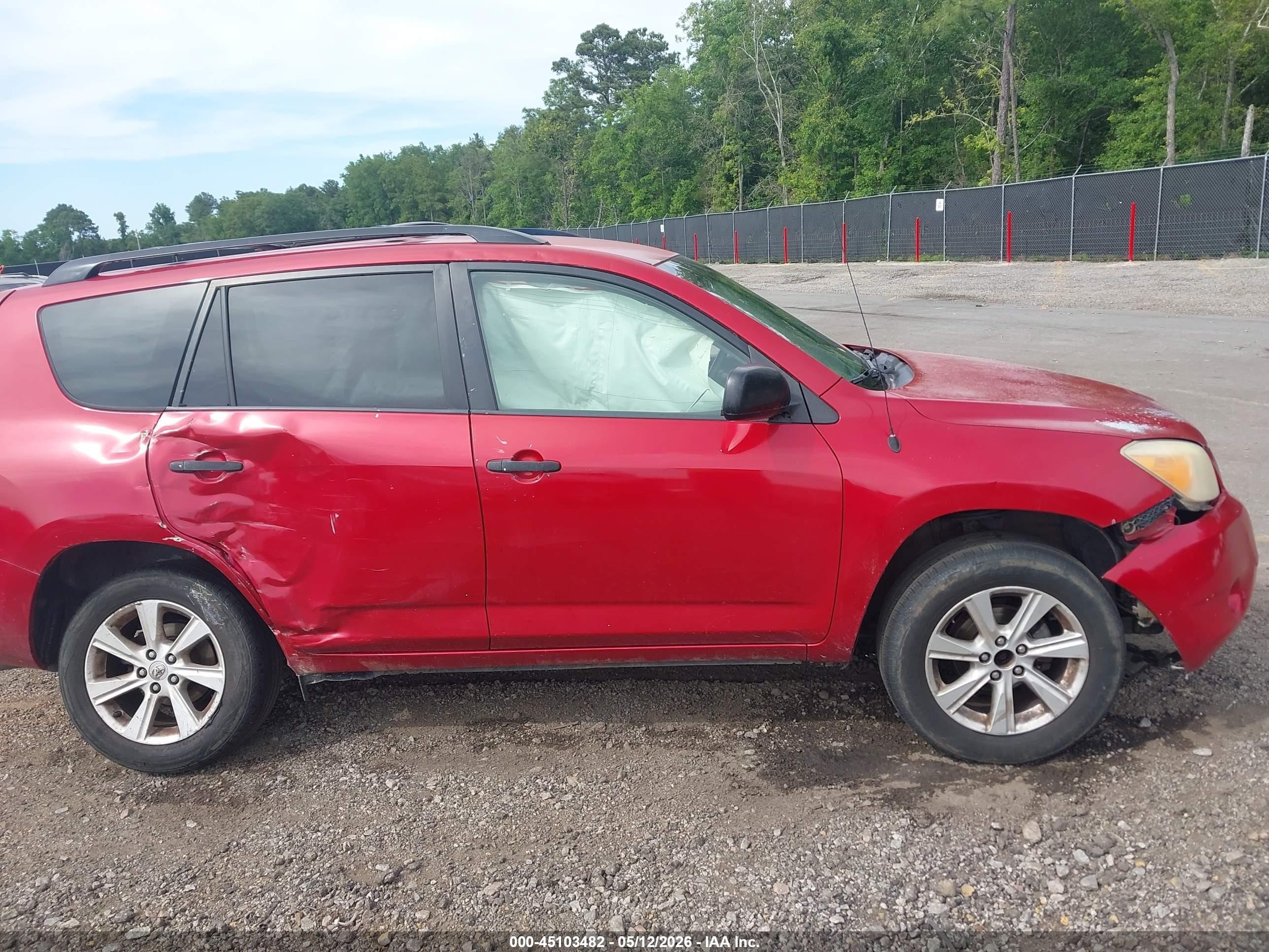 2007 Toyota Rav4   Red vin: JTMZD33V476039847