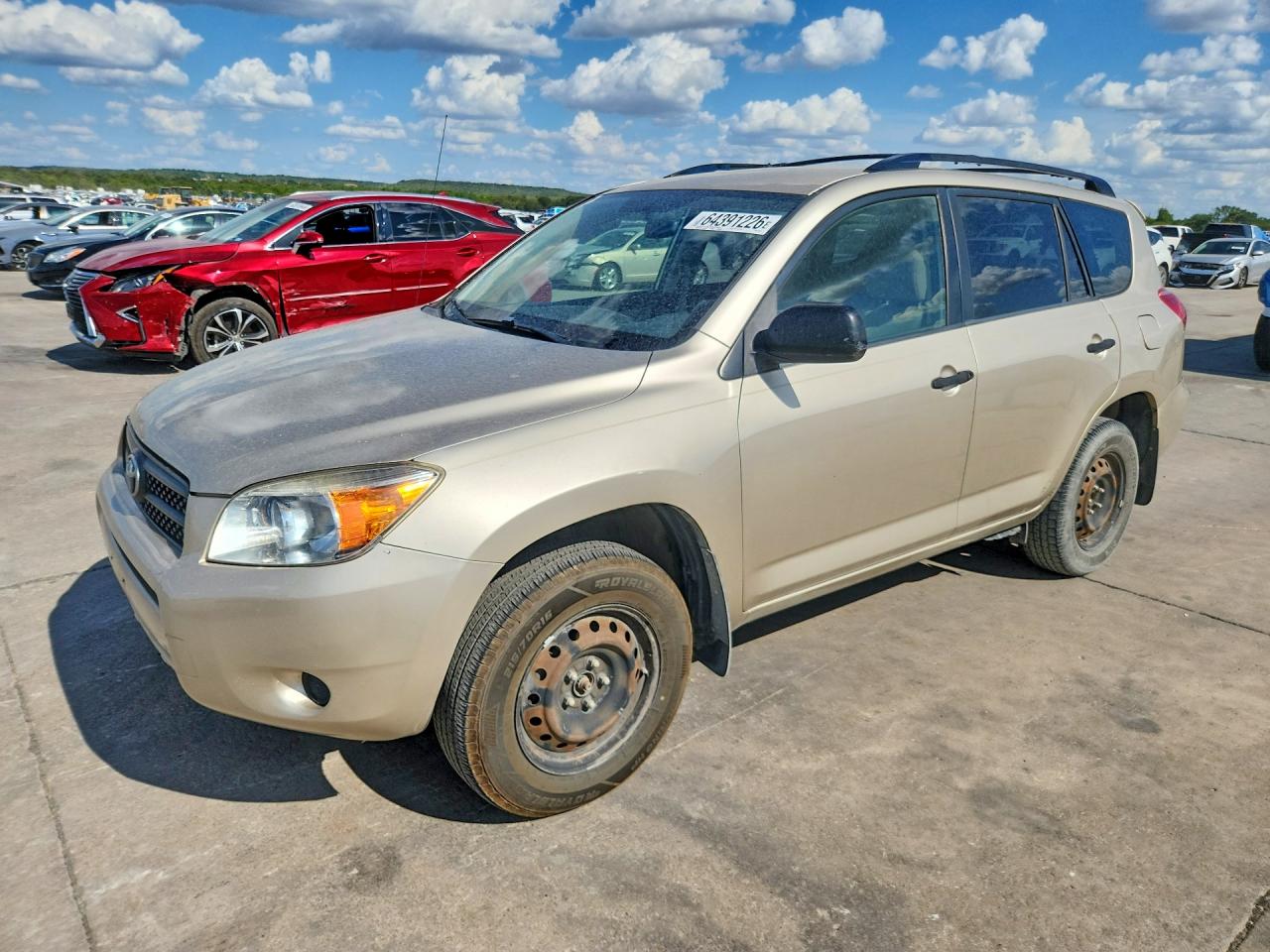 2007 Toyota Rav4 Base Gold vin: JTMZD33V476042537