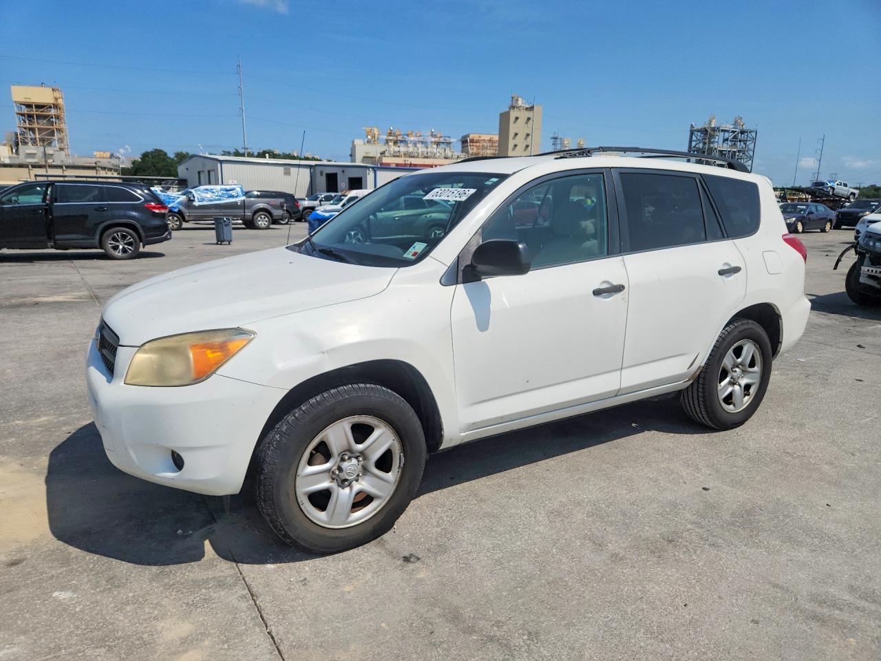 2007 Toyota Rav4 Base White vin: JTMZD33V476043770