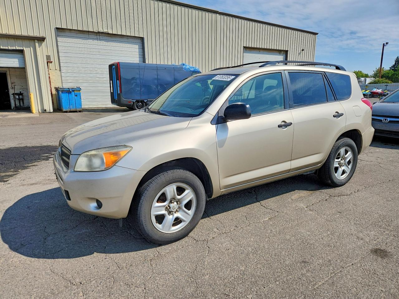 2007 Toyota Rav4 Base Beige vin: JTMZD33V476047253