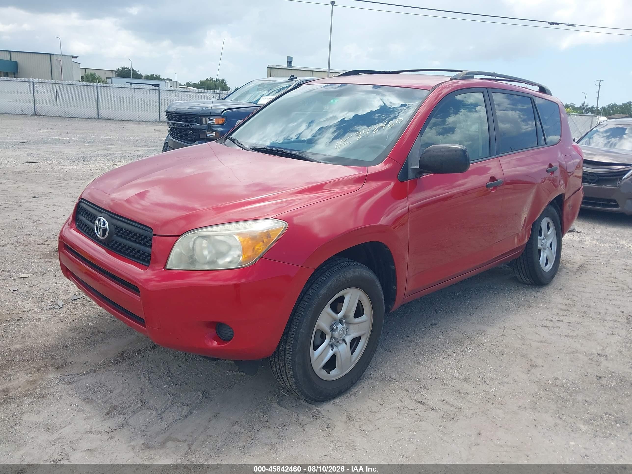 2007 Toyota Rav4   Красный vin: JTMZD33V476050590