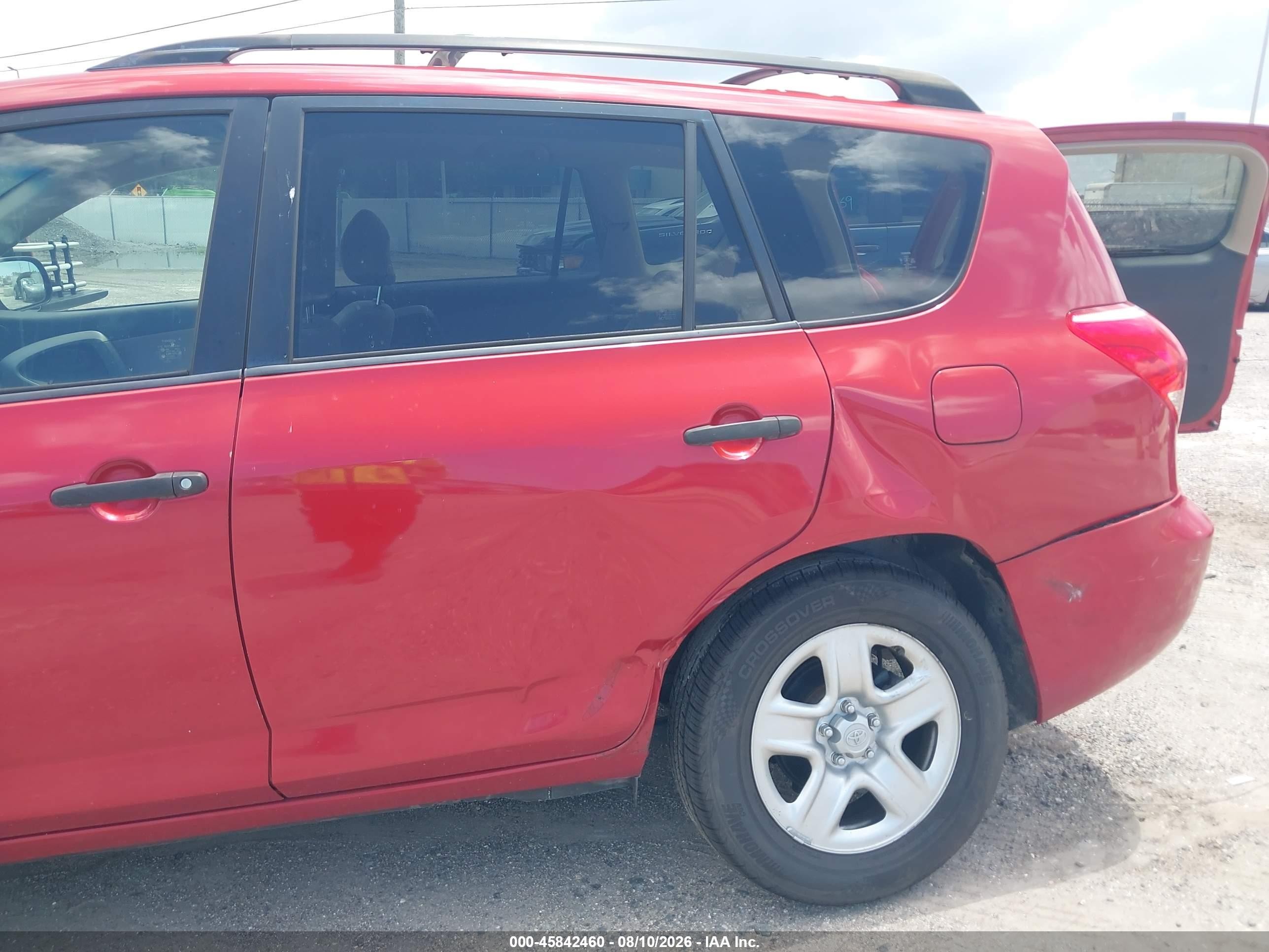 2007 Toyota Rav4   Красный vin: JTMZD33V476050590