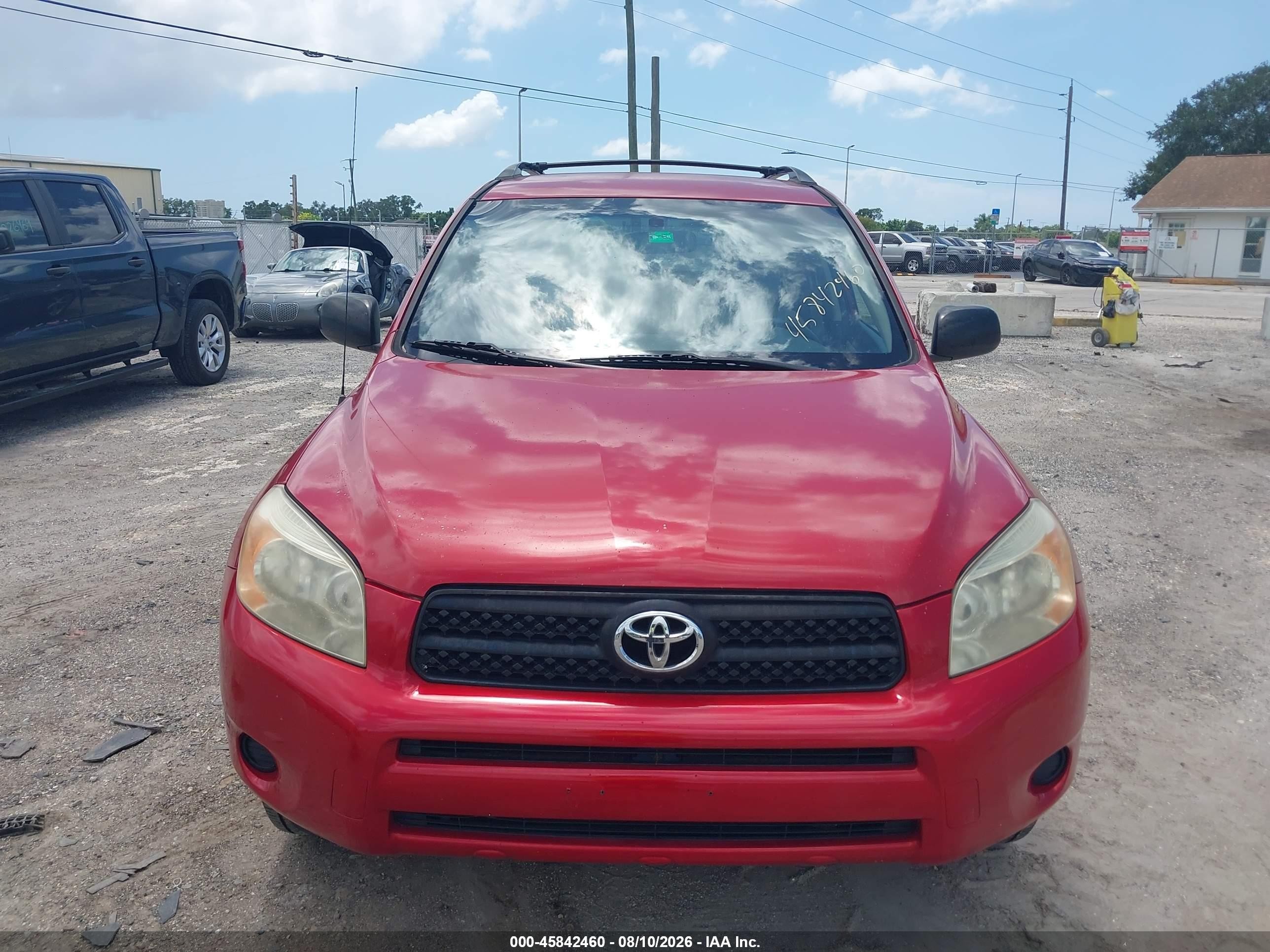 2007 Toyota Rav4   Красный vin: JTMZD33V476050590